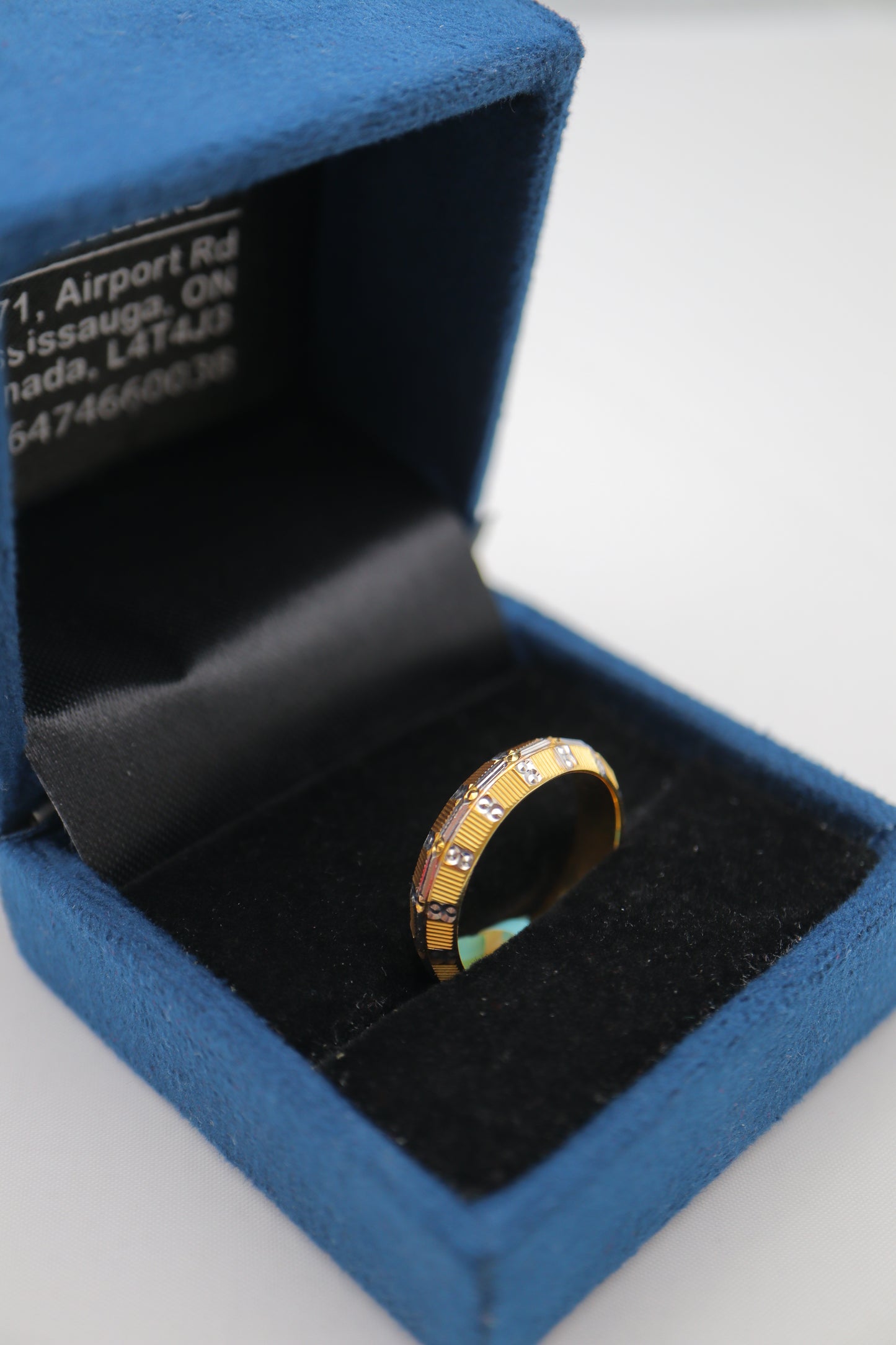 GOLD PLATED BAND SIZE 10 GPI133