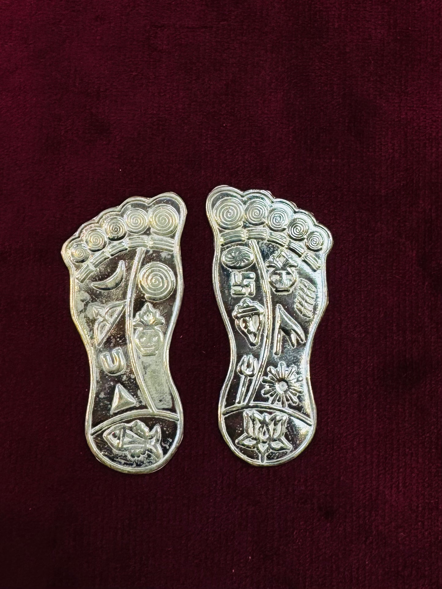 PURE SILVER LAXMI CHARAN PI069