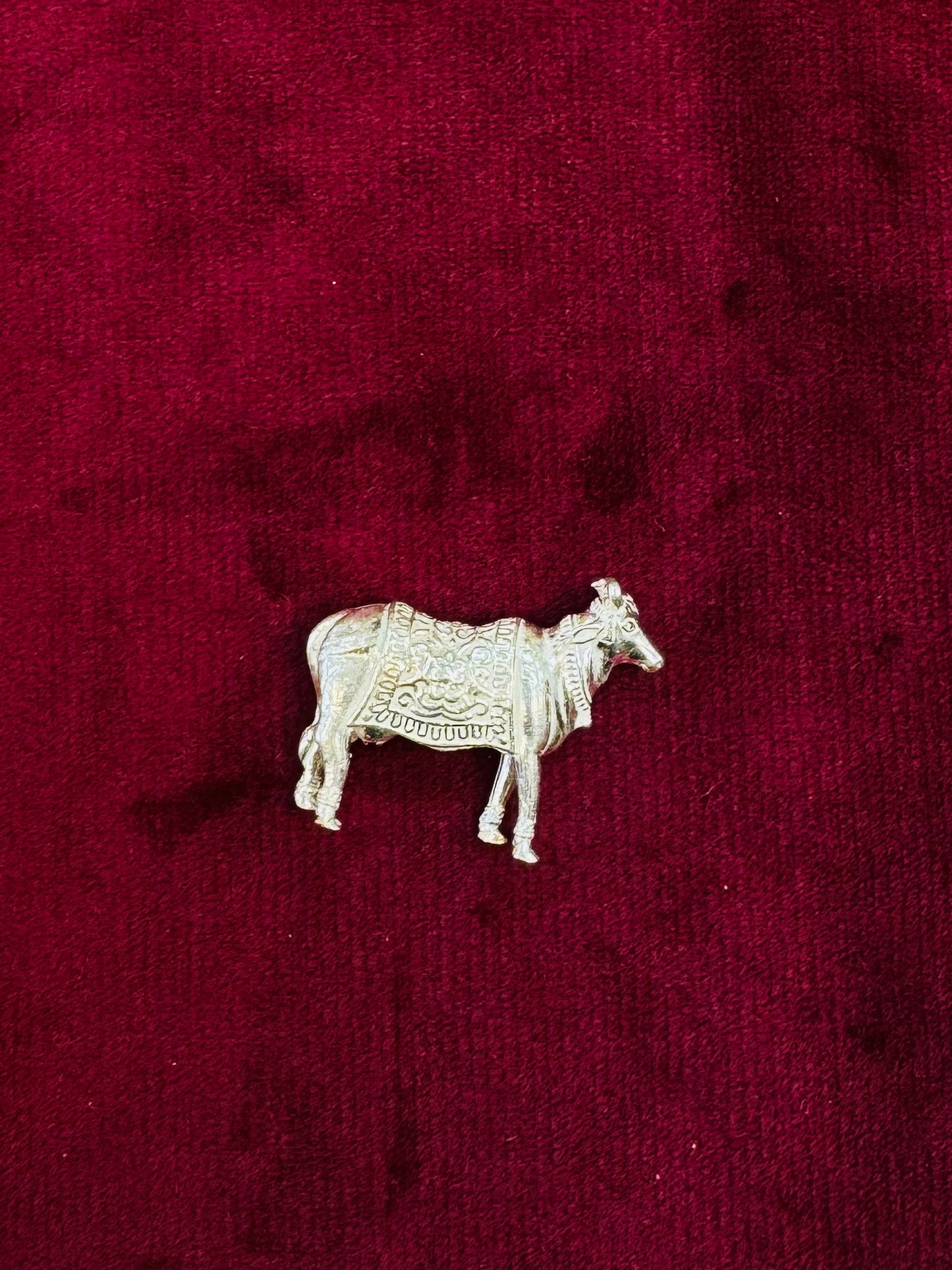 PURE SILVER COW AND CALF PI071