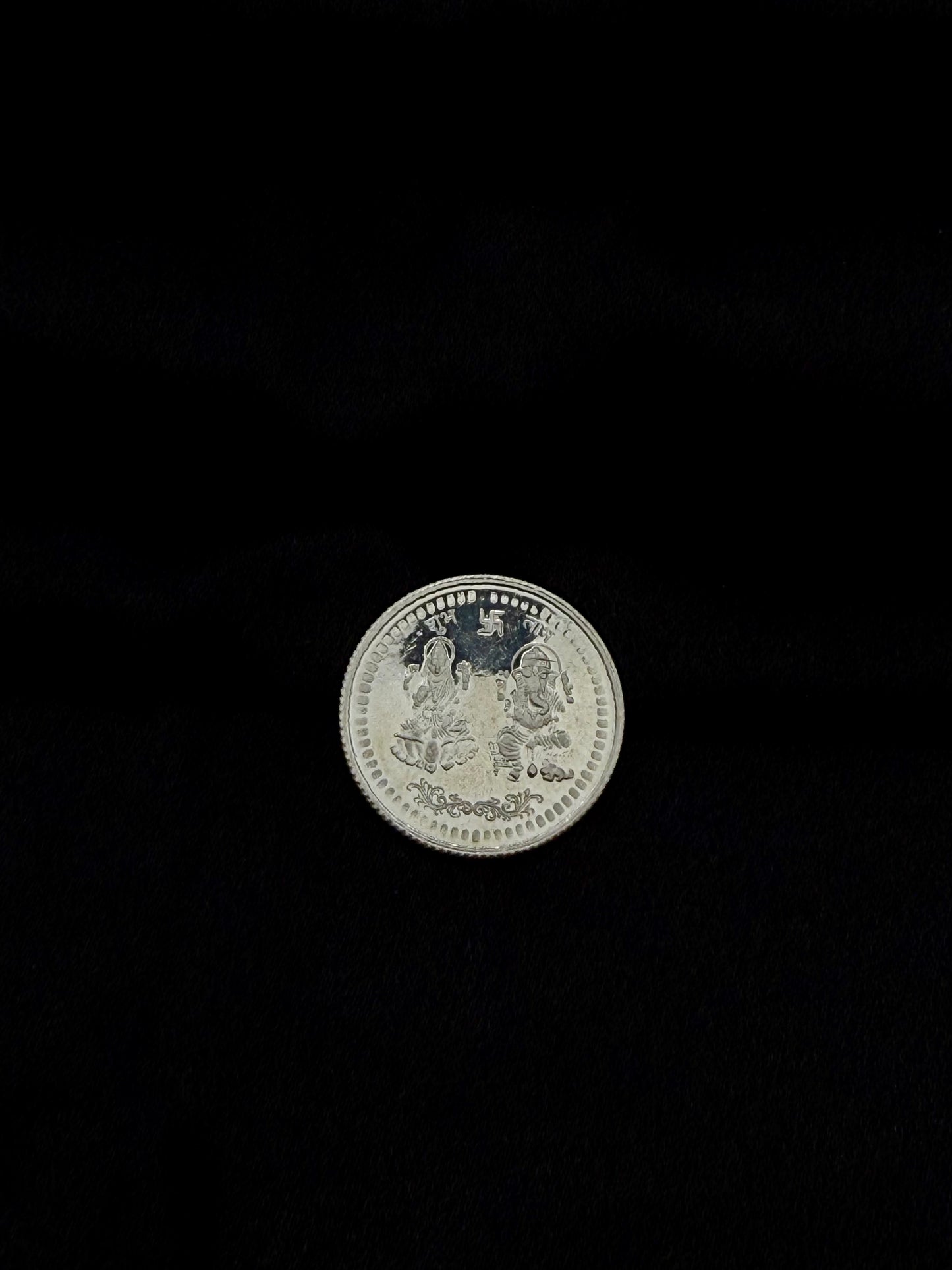 LAXMI GANESH SILVER COIN SC008