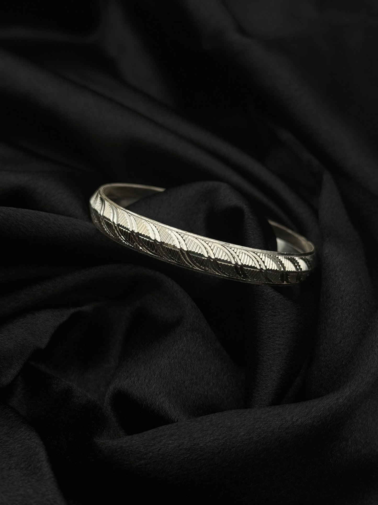 MENS SILVER KADDA SIZE 2.3 MK003