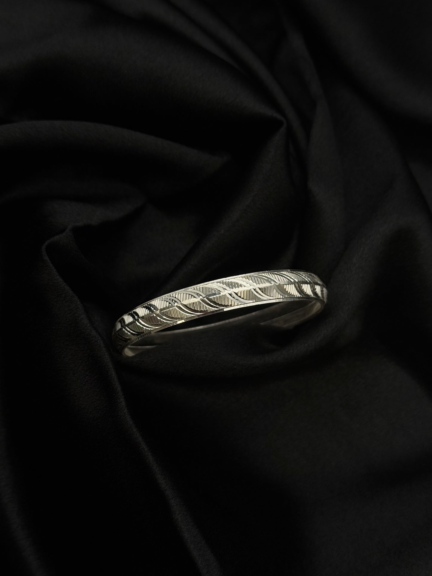 MENS SILVER KADDA SIZE 2.3 MK003