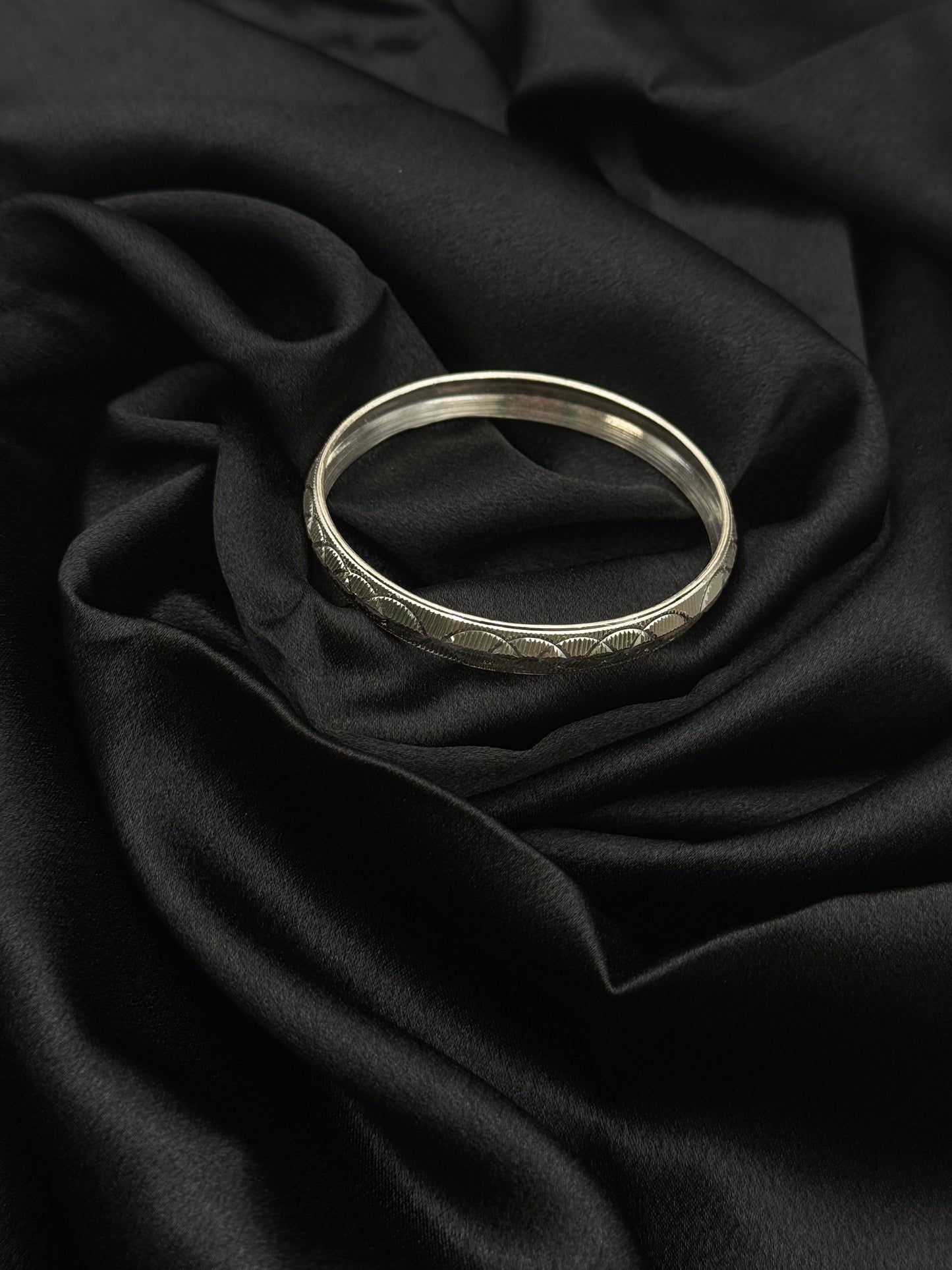 MENS SILVER KADDA SIZE 2.3 MK006