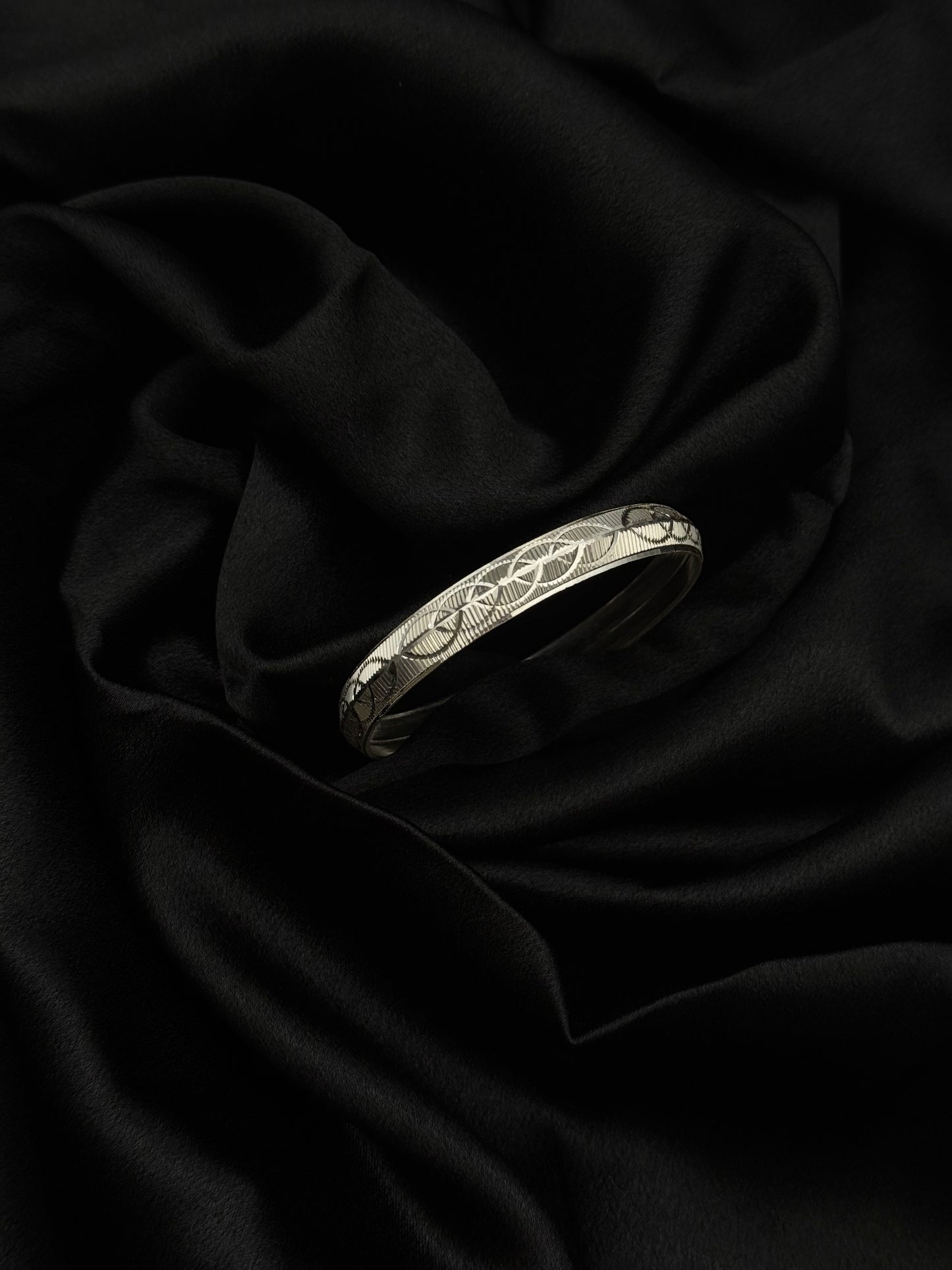 MENS SILVER KADDA SIZE 2.3 MK006