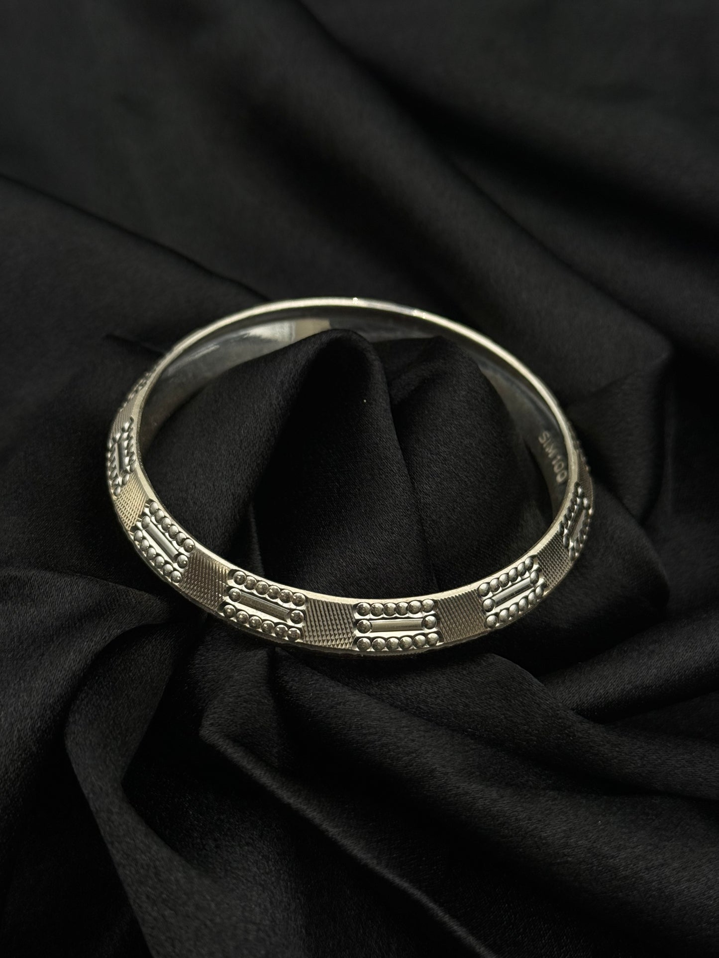 MENS SILVER KADDA SIZE 2.4 MK011