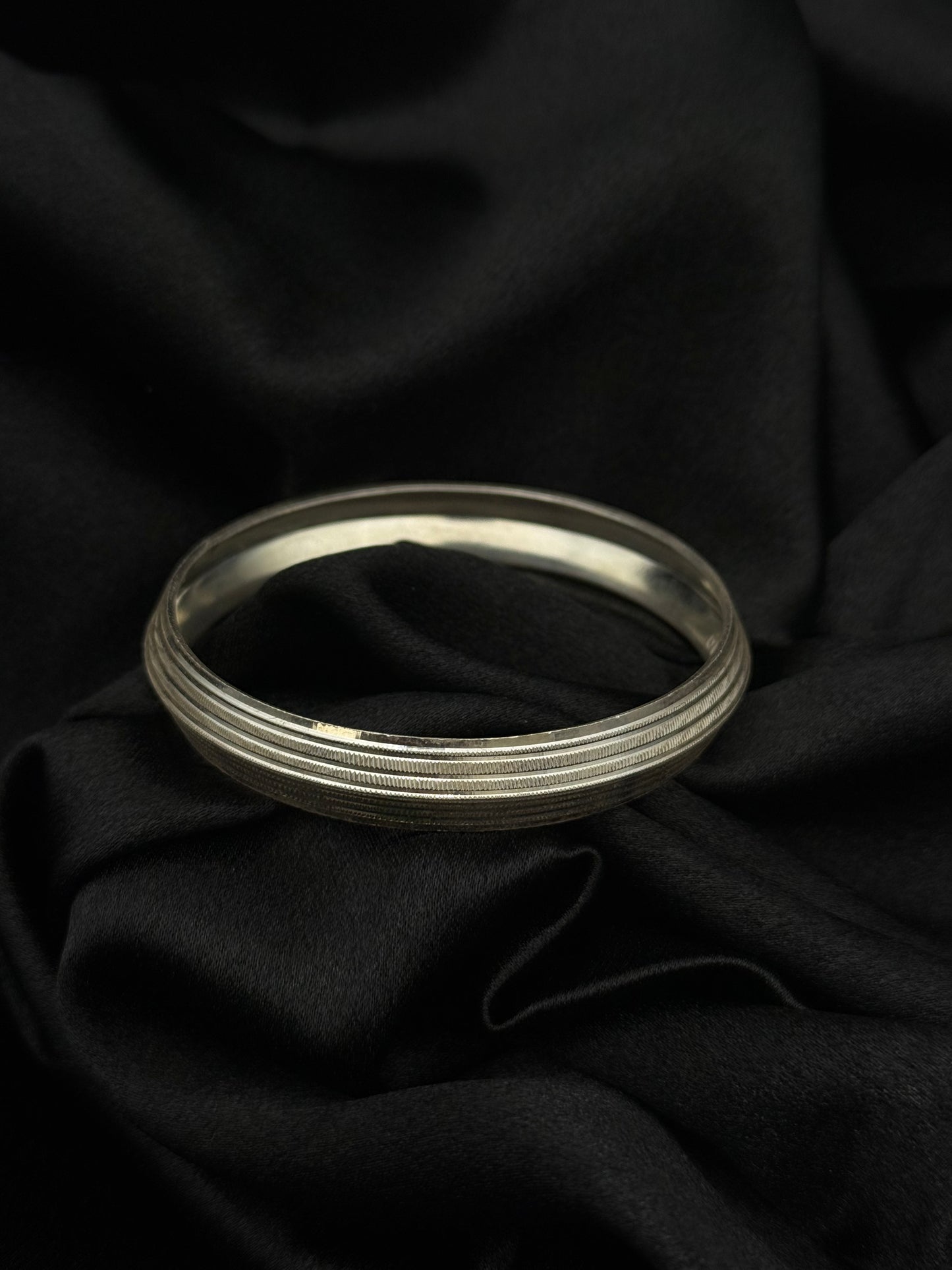 MENS SILVER KADDA SIZE 2.4 MK012