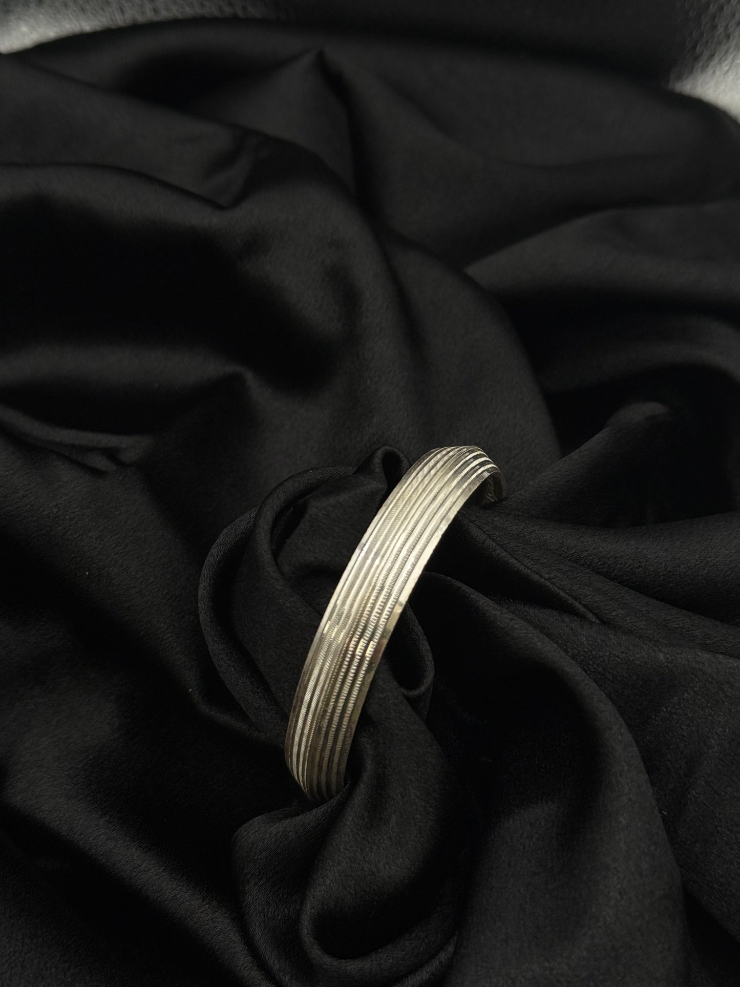MENS SILVER KADDA SIZE 2.4 MK012