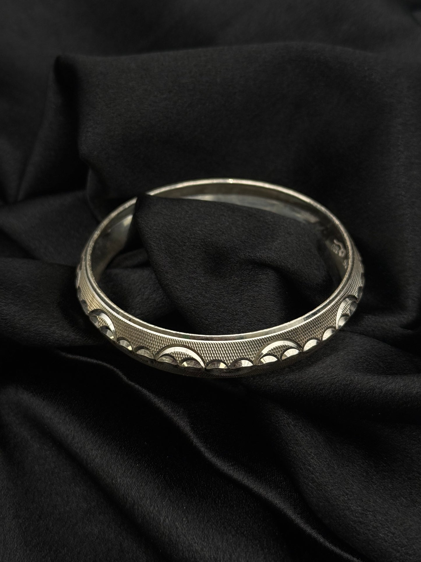 MENS SILVER KADDA SIZE 2.4 MK014