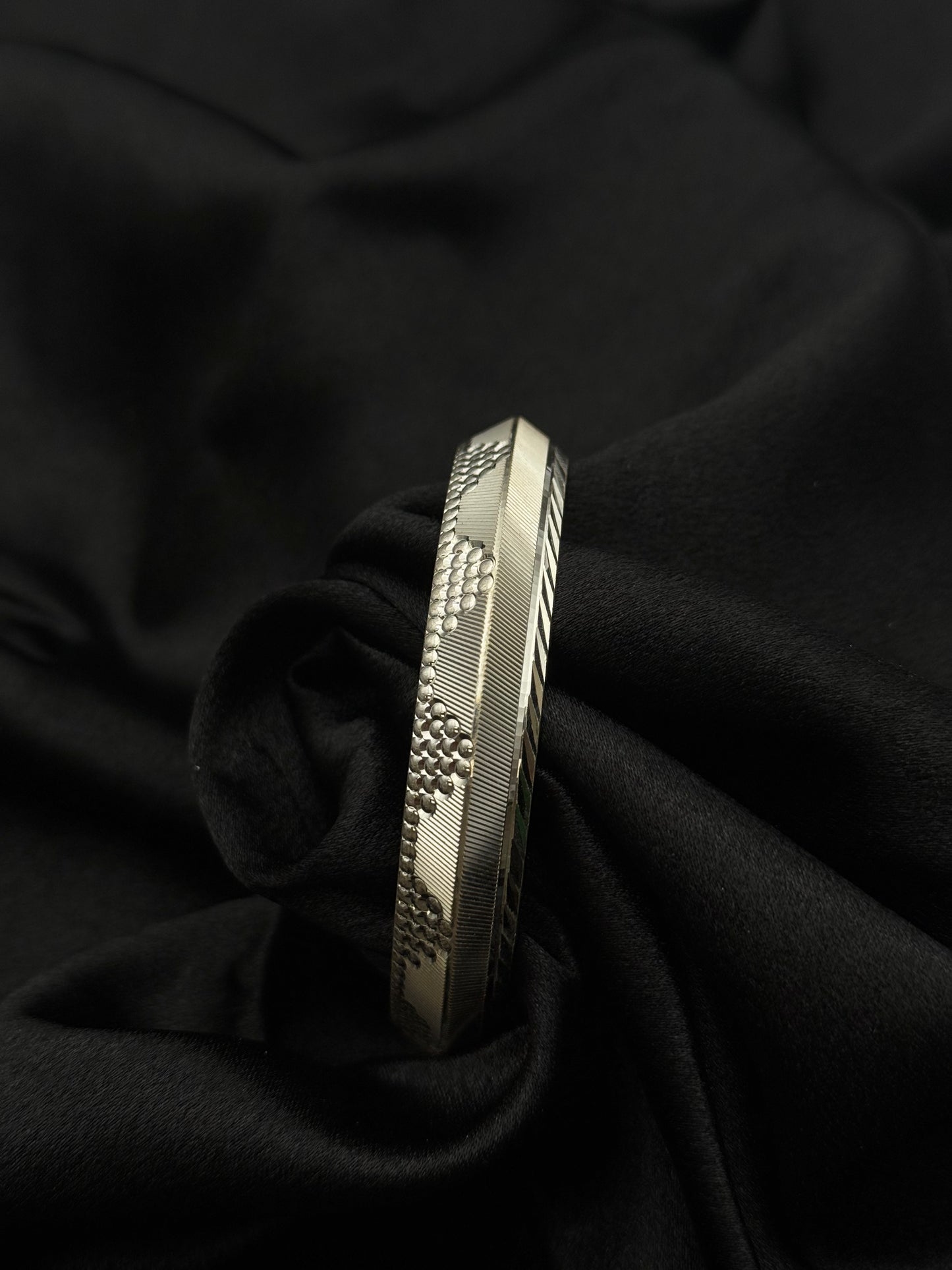 MENS SILVER KADDA SIZE 2.4 MK017