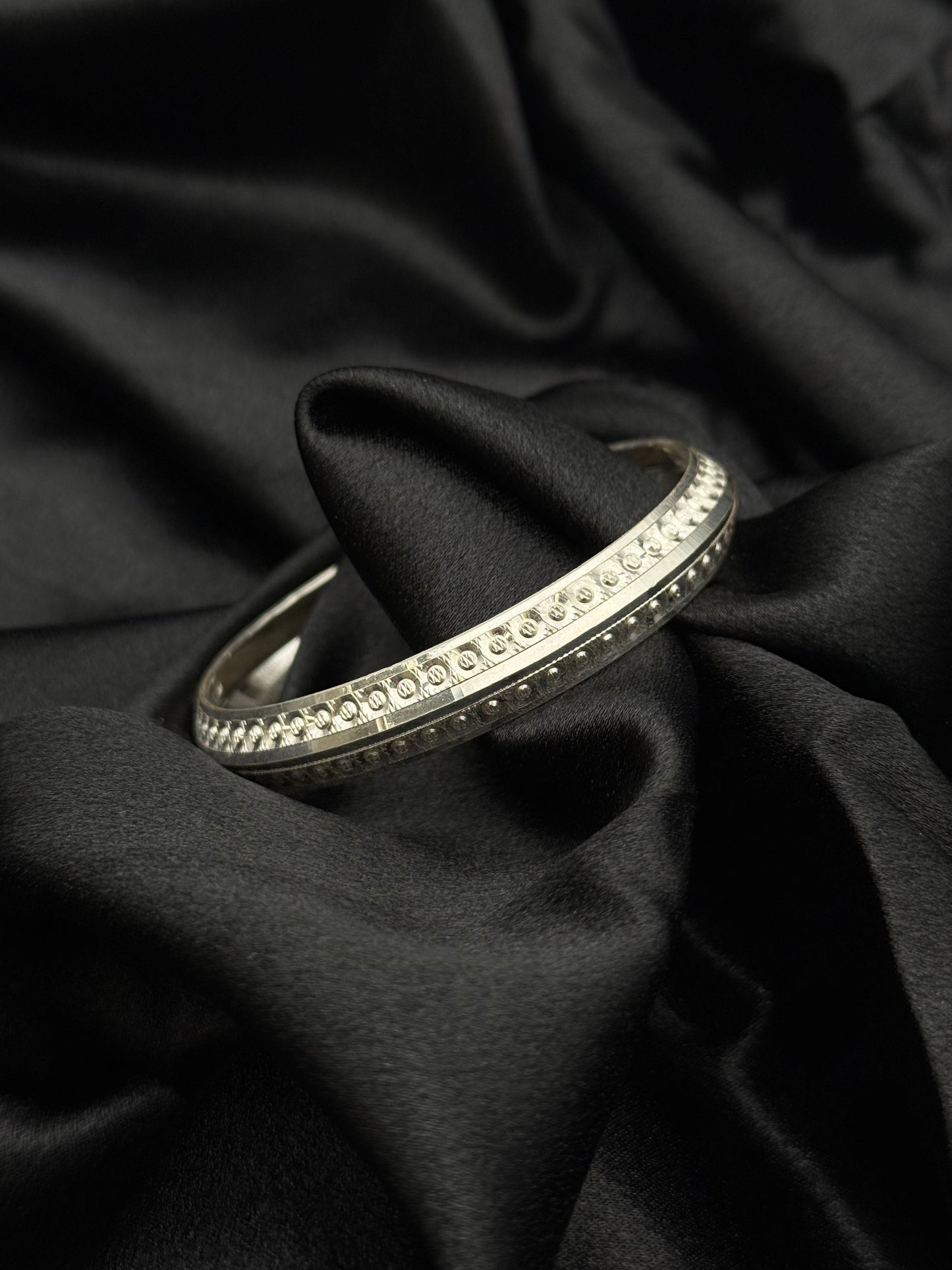 MENS SILVER KADDA SIZE 2.5 MK020
