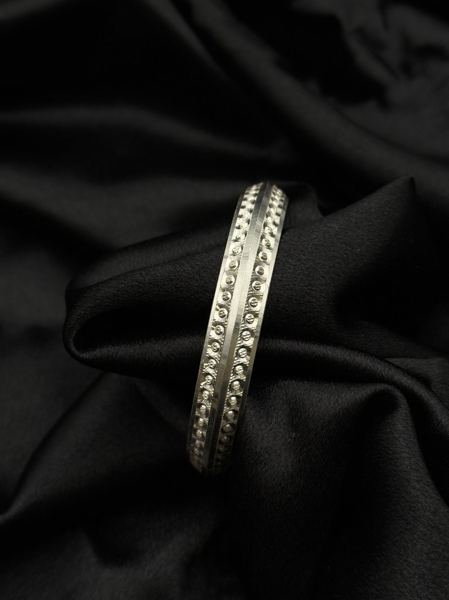 MENS SILVER KADDA SIZE 2.5 MK020