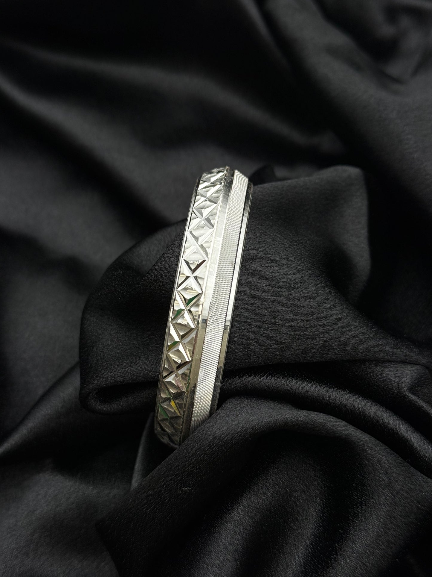 MENS SILVER KADDA SIZE 2.5 MK021
