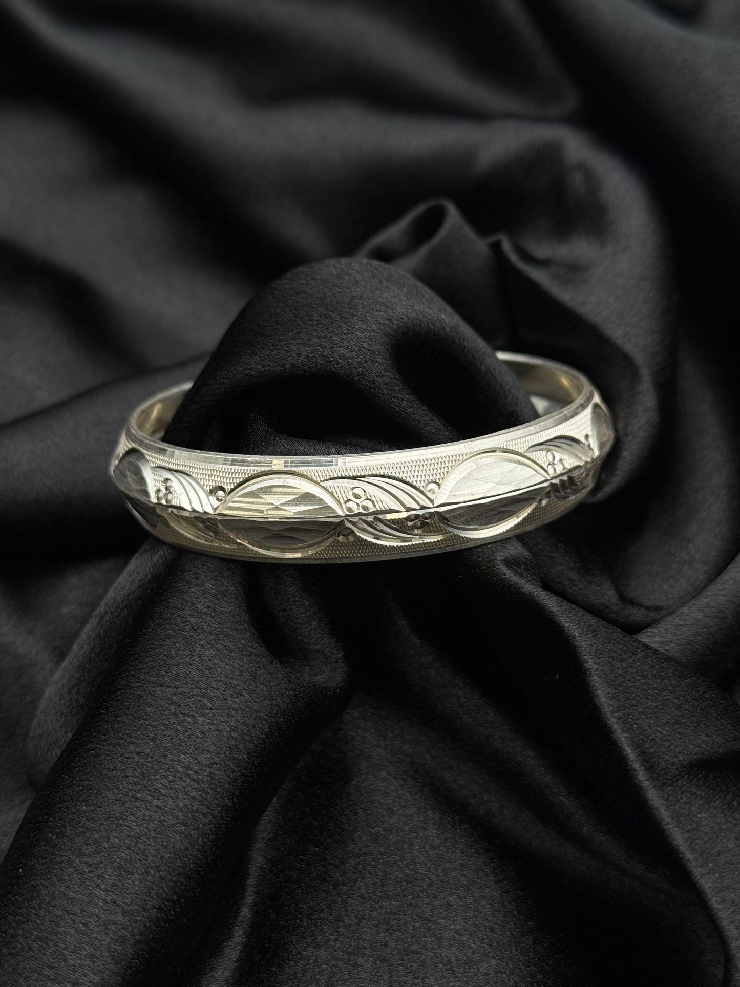 MENS SILVER KADDA SIZE 2.5 MK022