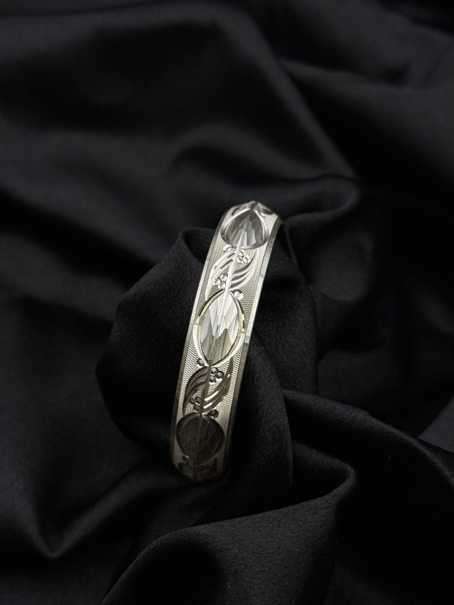 MENS SILVER KADDA SIZE 2.5 MK022