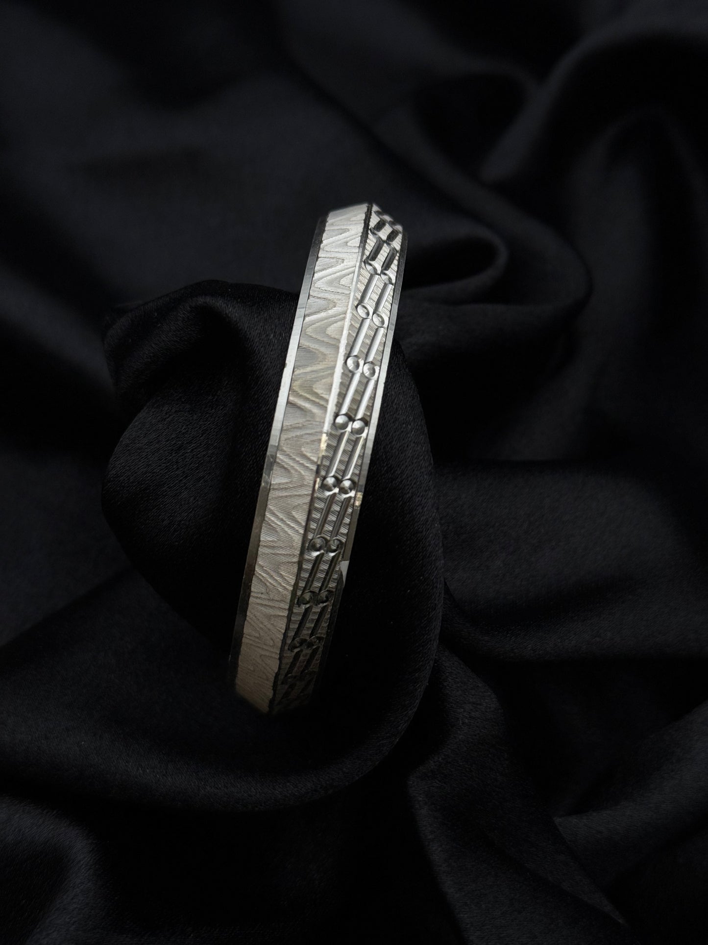 MENS SILVER KADDA SIZE 2.5 MK023