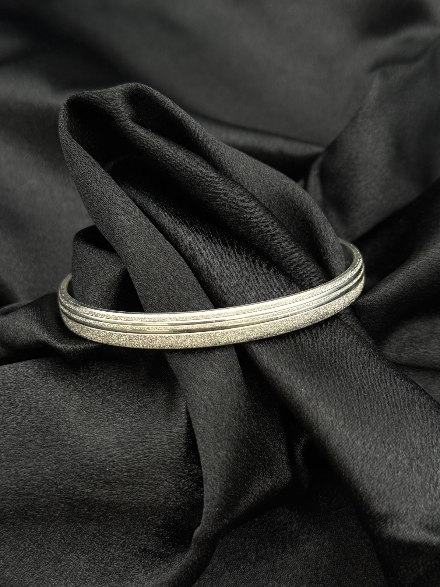 MENS SILVER KADDA SIZE 2.5 MK025