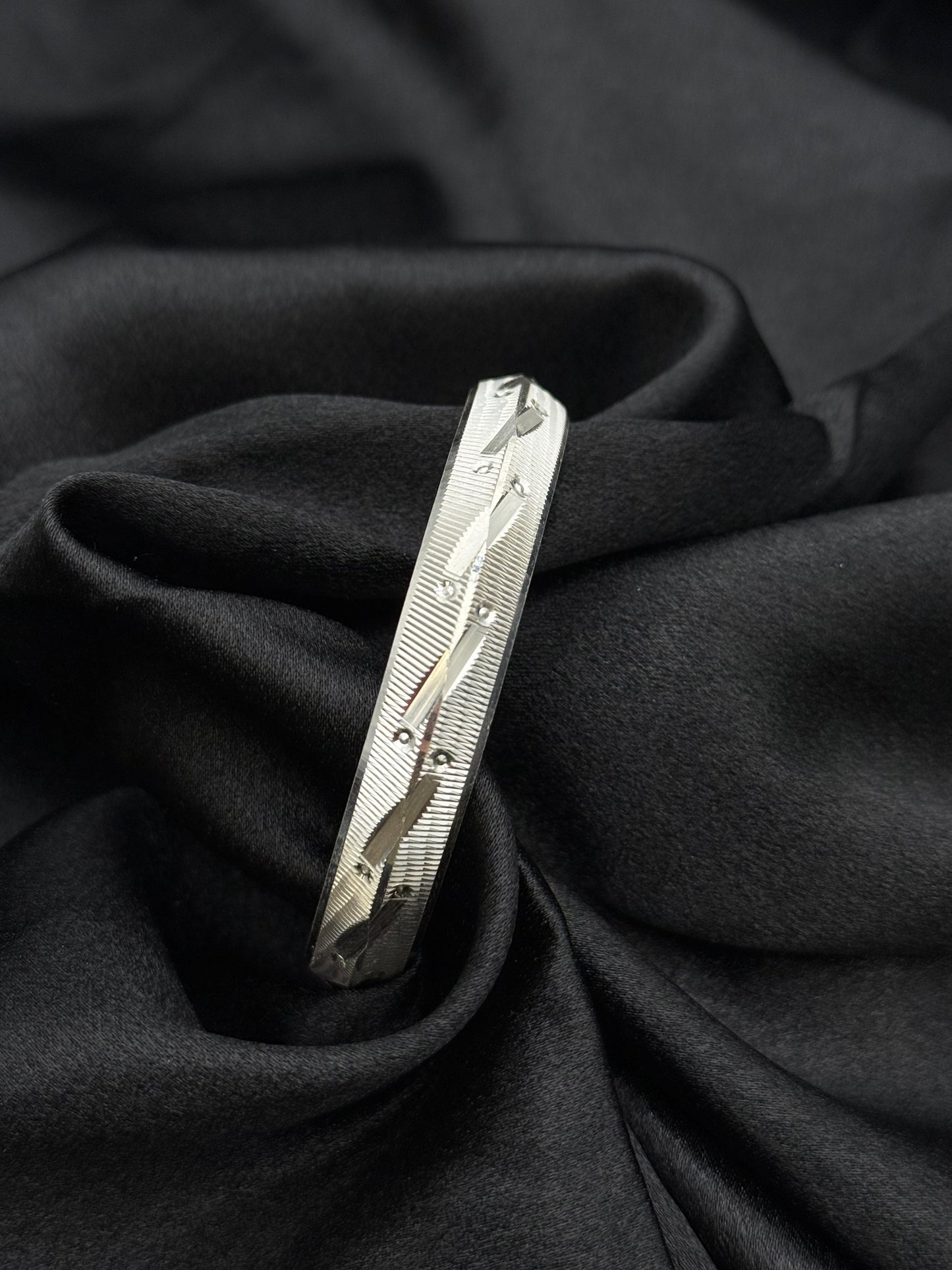 MENS SILVER KADDA SIZE 2.5 MK026