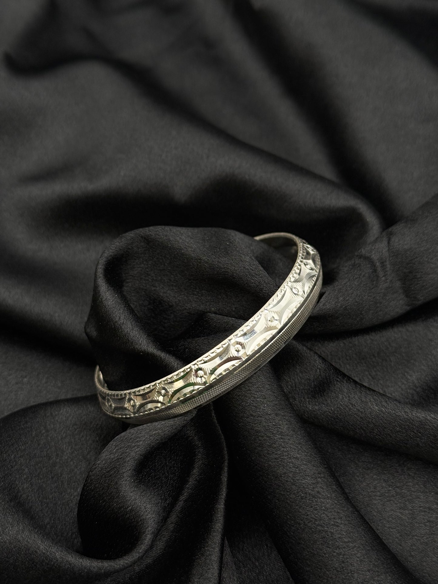 MENS SILVER KADDA SIZE 2.5 MK028