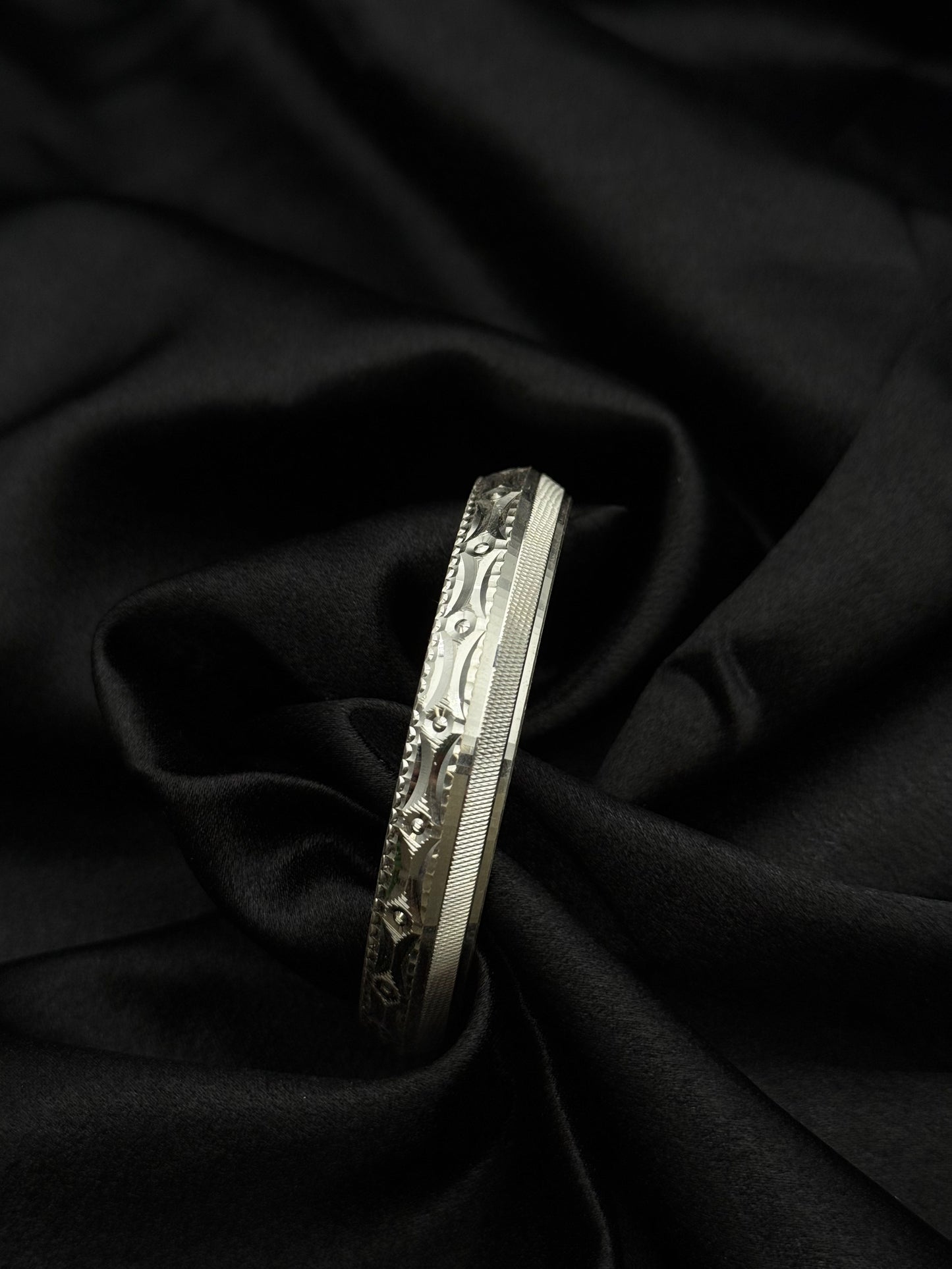 MENS SILVER KADDA SIZE 2.5 MK028