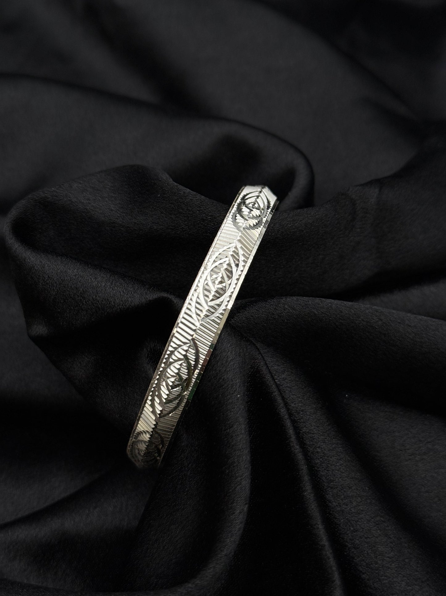 MENS SILVER KADDA SIZE 2.5 MK029