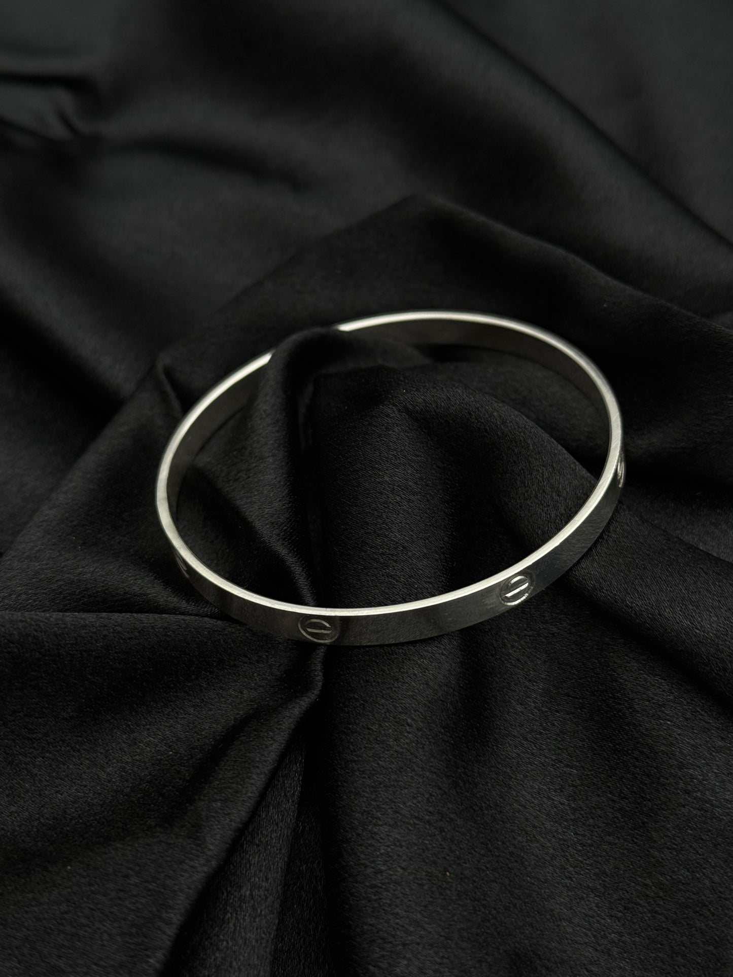 MENS SILVER KADDA SIZE 2.5 MK030