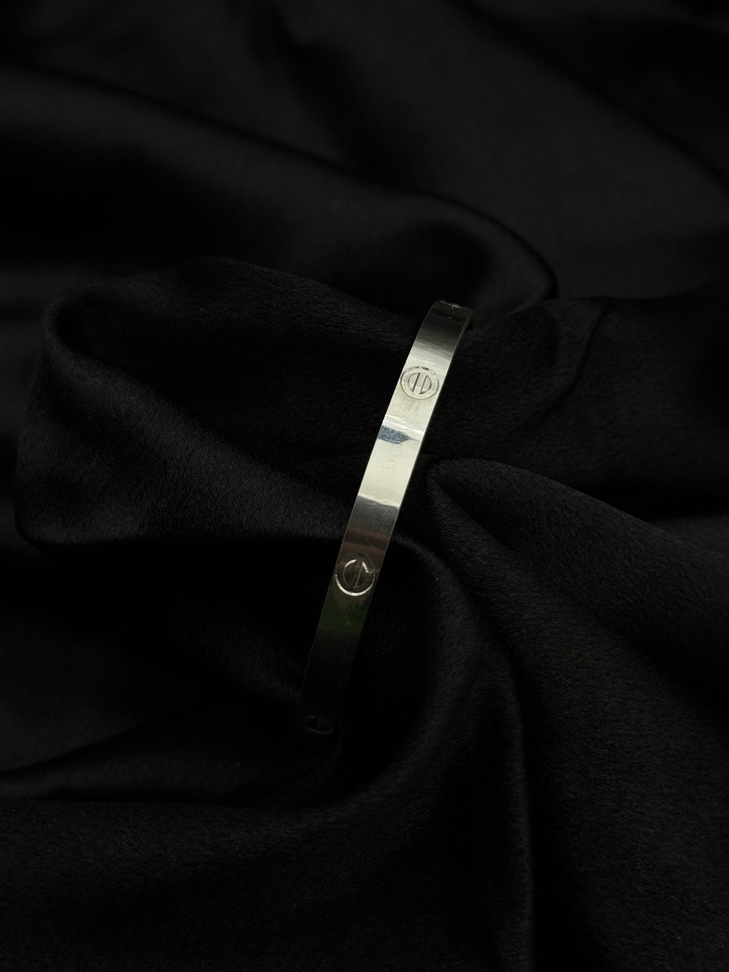 MENS SILVER KADDA SIZE 2.5 MK030