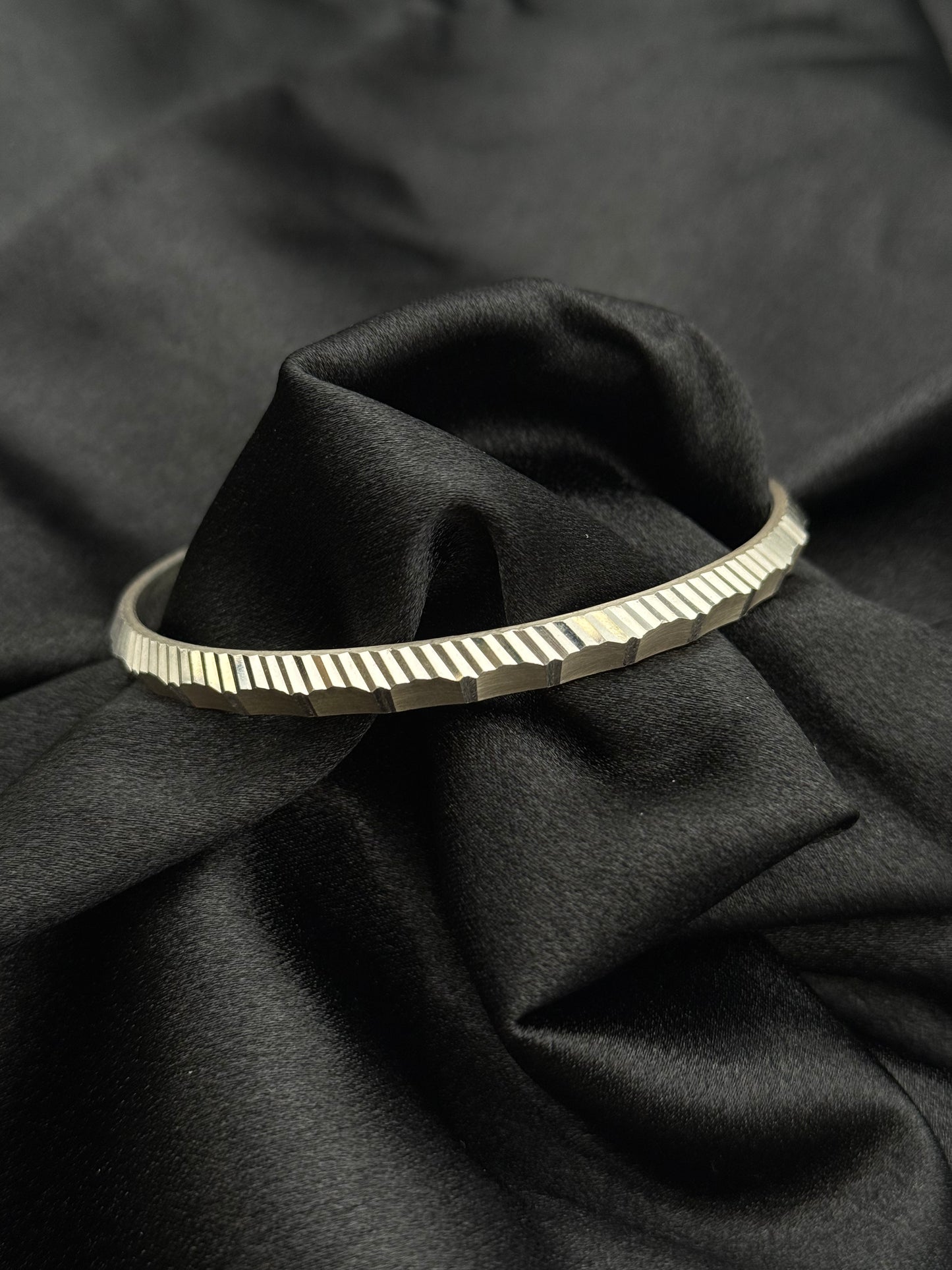 MENS SILVER KADDA SIZE 2.7 MK033