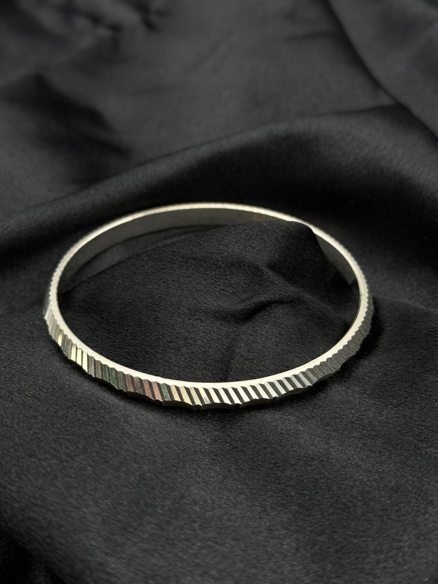 MENS SILVER KADDA SIZE 2.7 MK033