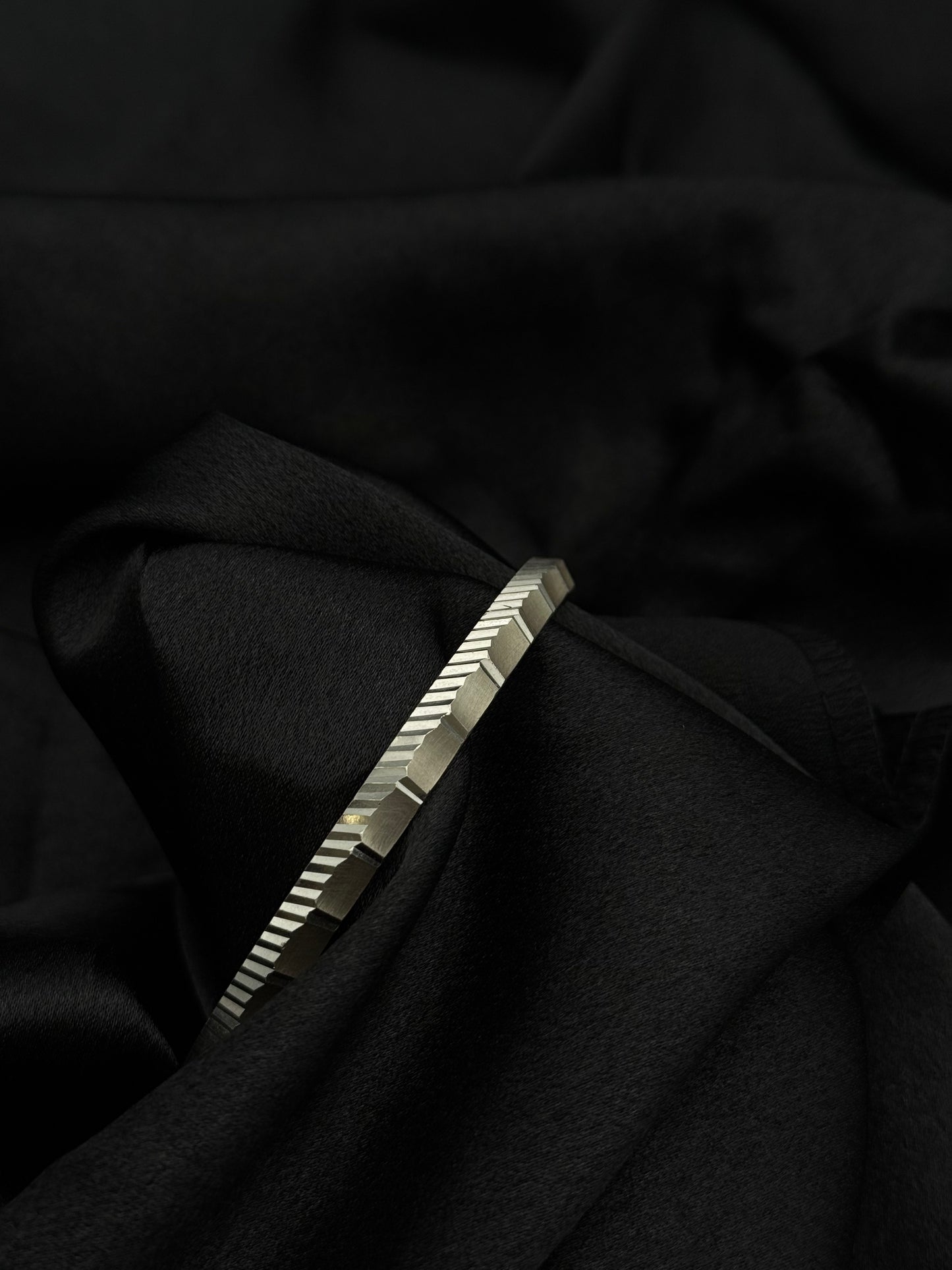 MENS SILVER KADDA SIZE 2.7 MK033
