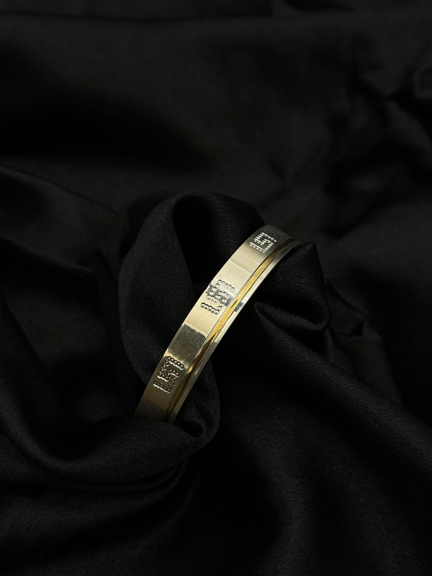 MENS SILVER KADDA SIZE 2.7 MK035