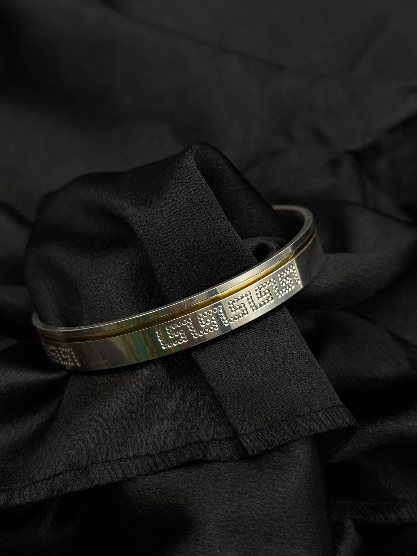 MENS SILVER KADDA SIZE 3 MK040
