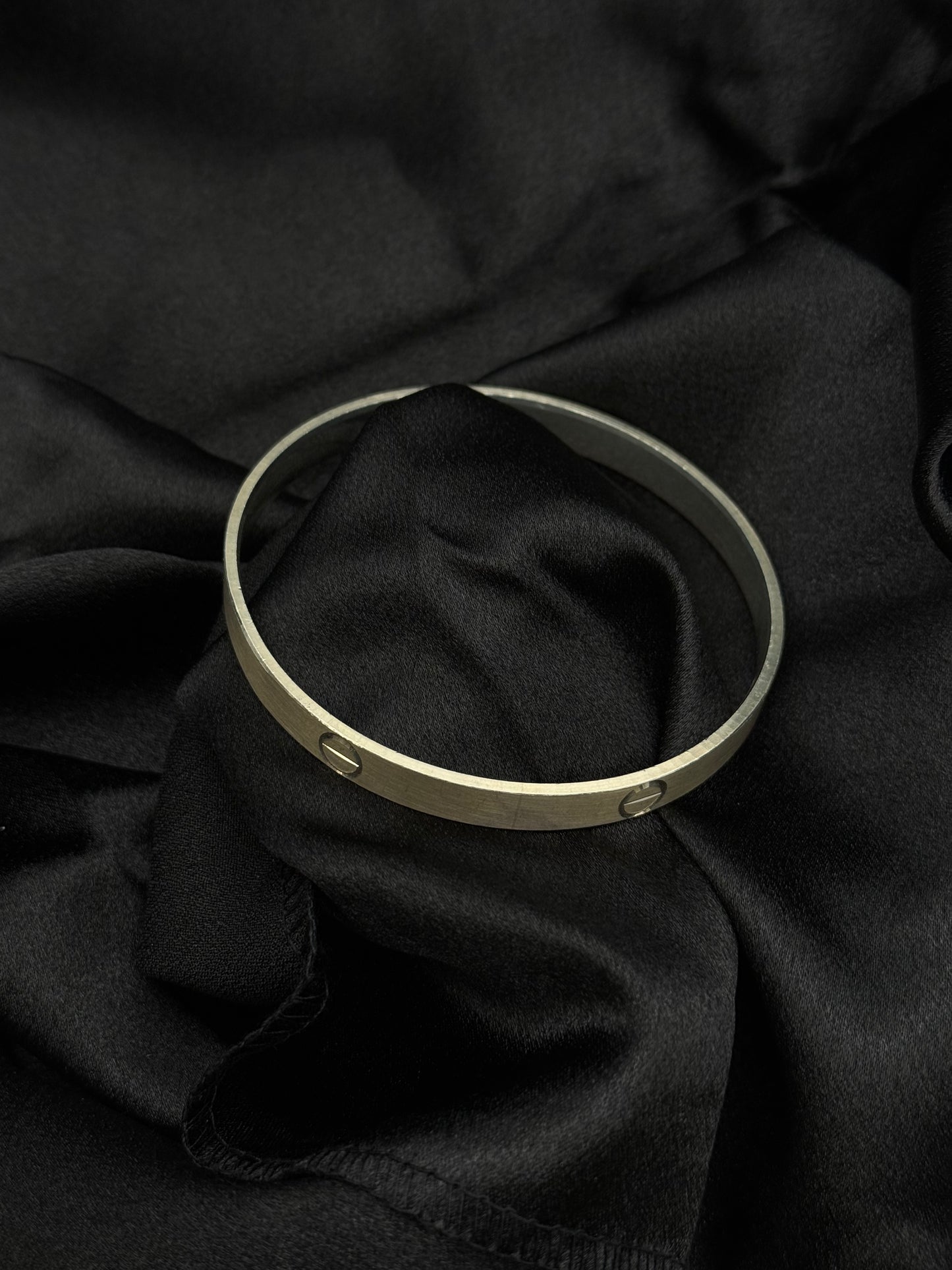 MENS SILVER KADDA SIZE 3 MK041