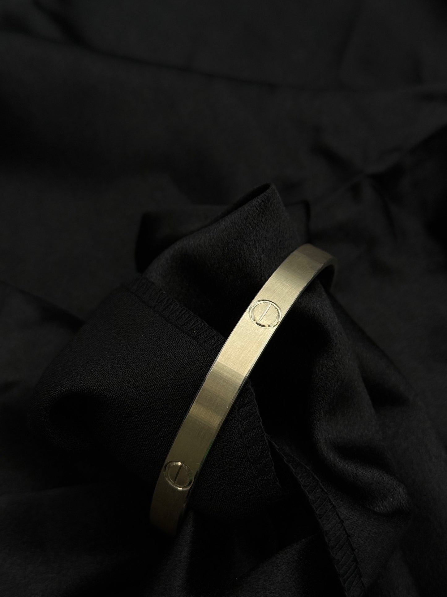 MENS SILVER KADDA SIZE 3 MK041