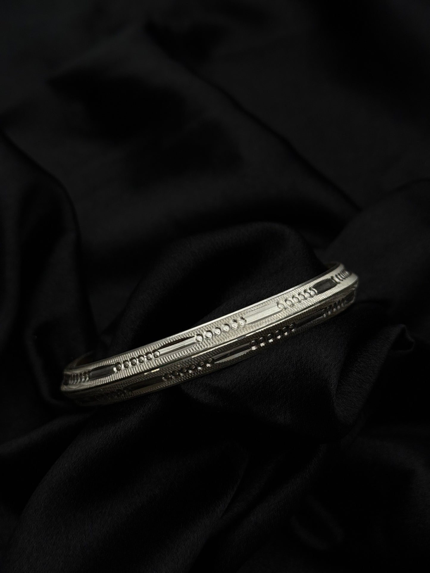 MENS SILVER KADDA SIZE 3 MK043