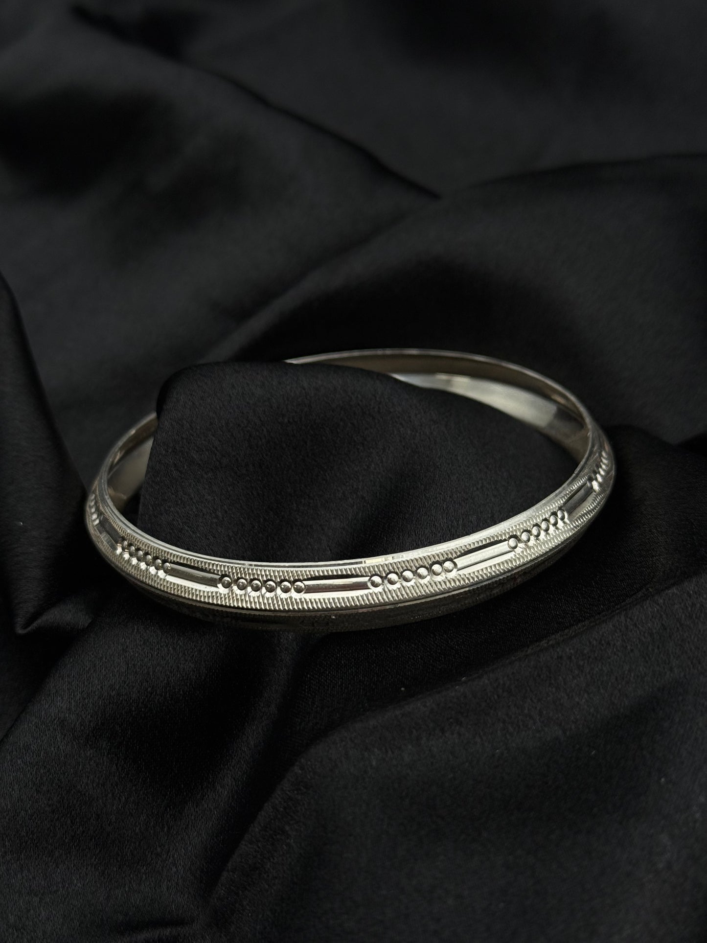 MENS SILVER KADDA SIZE 3 MK043