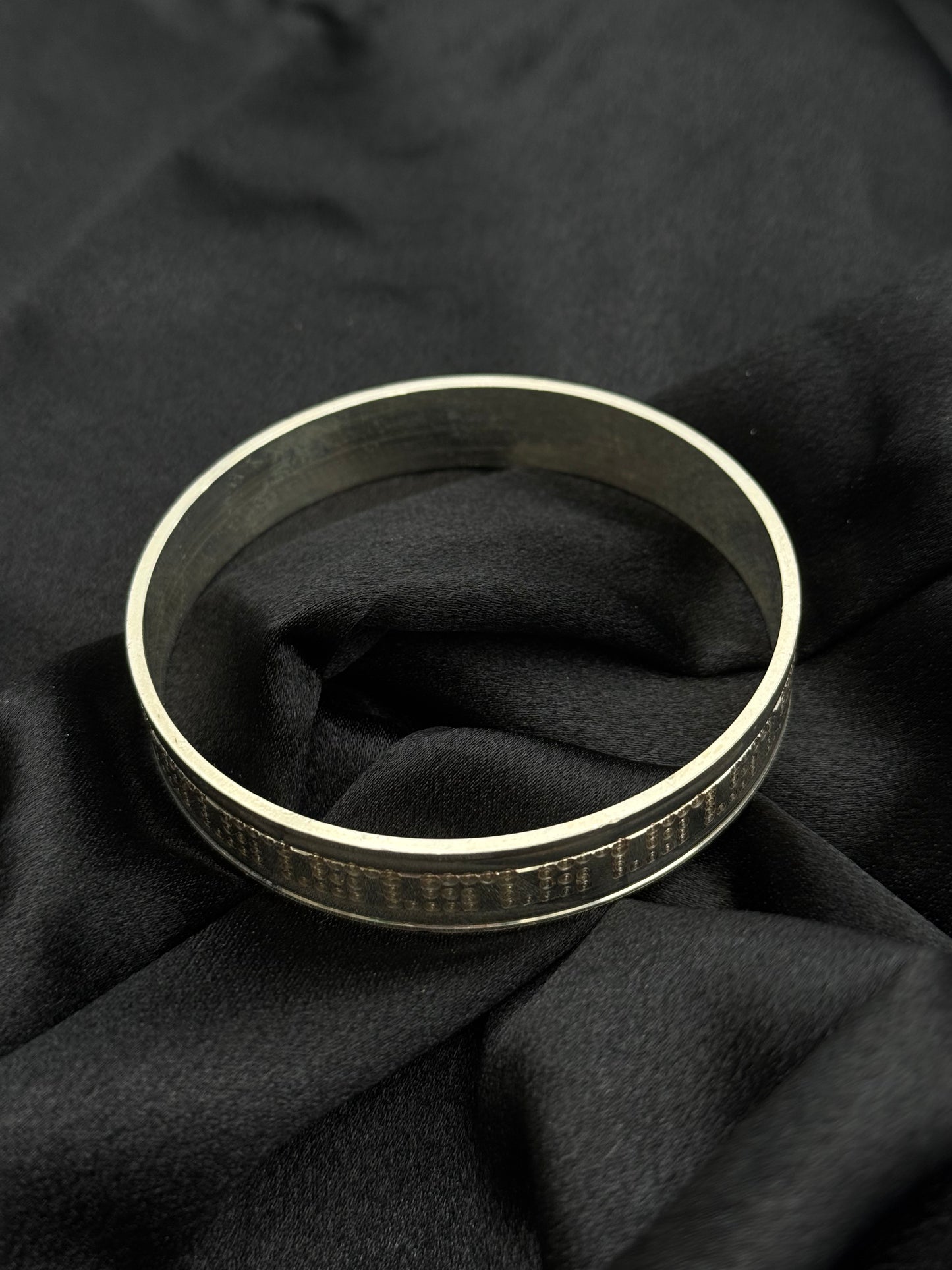 MENS SILVER KADDA SIZE 2.6 MK058
