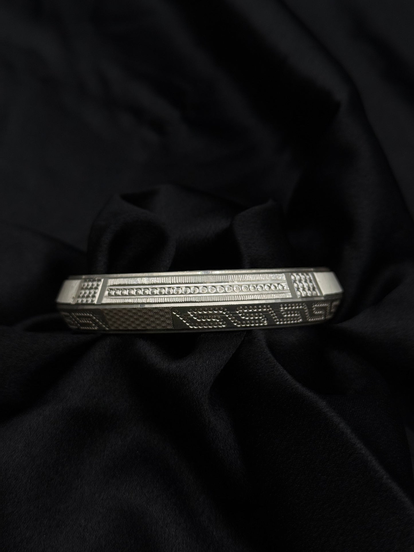 MENS SILVER KADDA SIZE 2.6 MK059