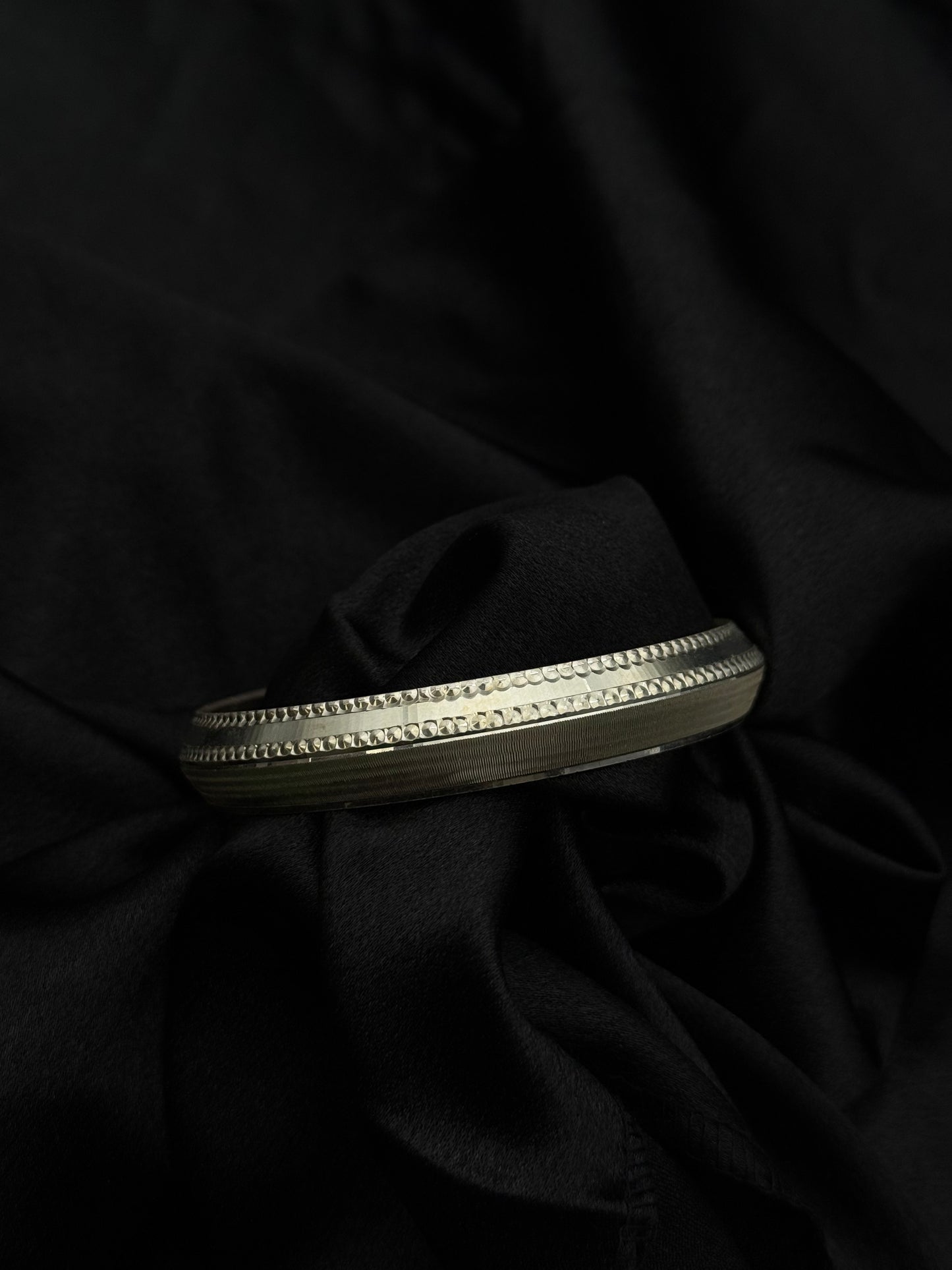 MENS SILVER KADDA SIZE 2.6 MK061