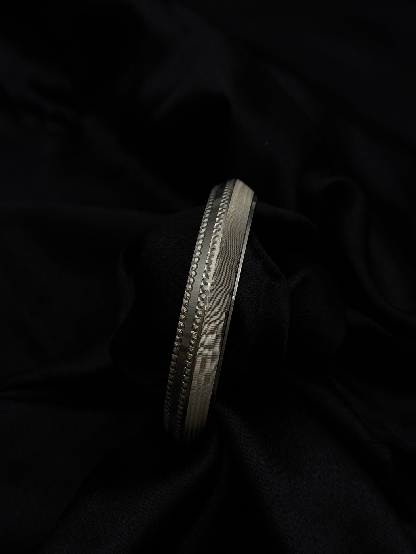 MENS SILVER KADDA SIZE 2.6 MK061