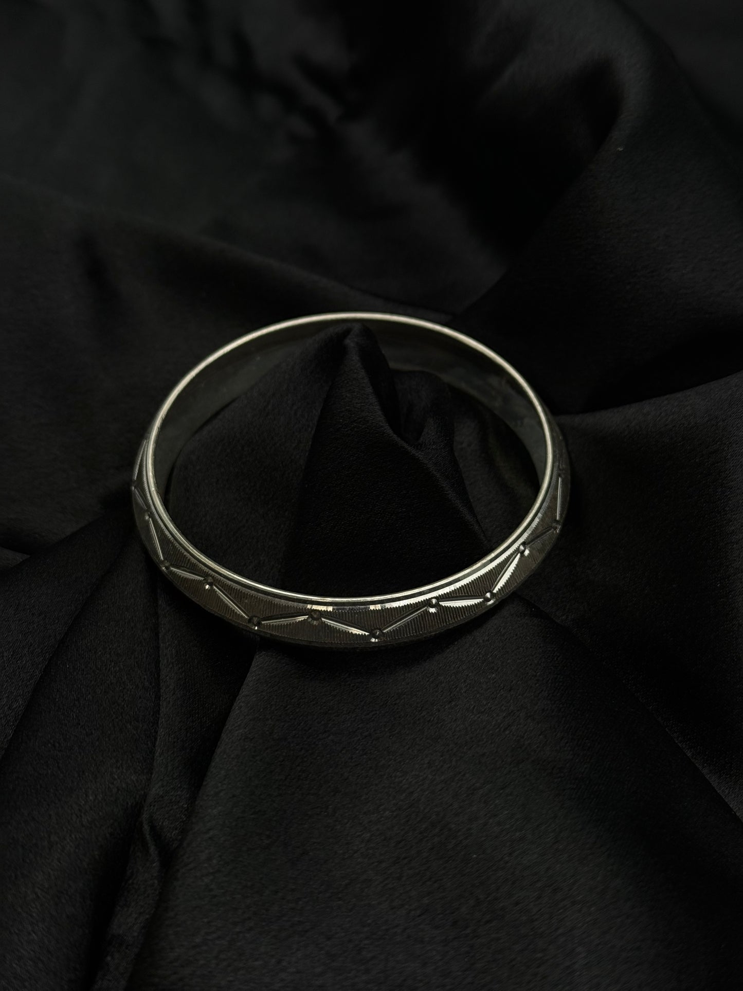 MENS SILVER KADDA SIZE 2.6 MK062
