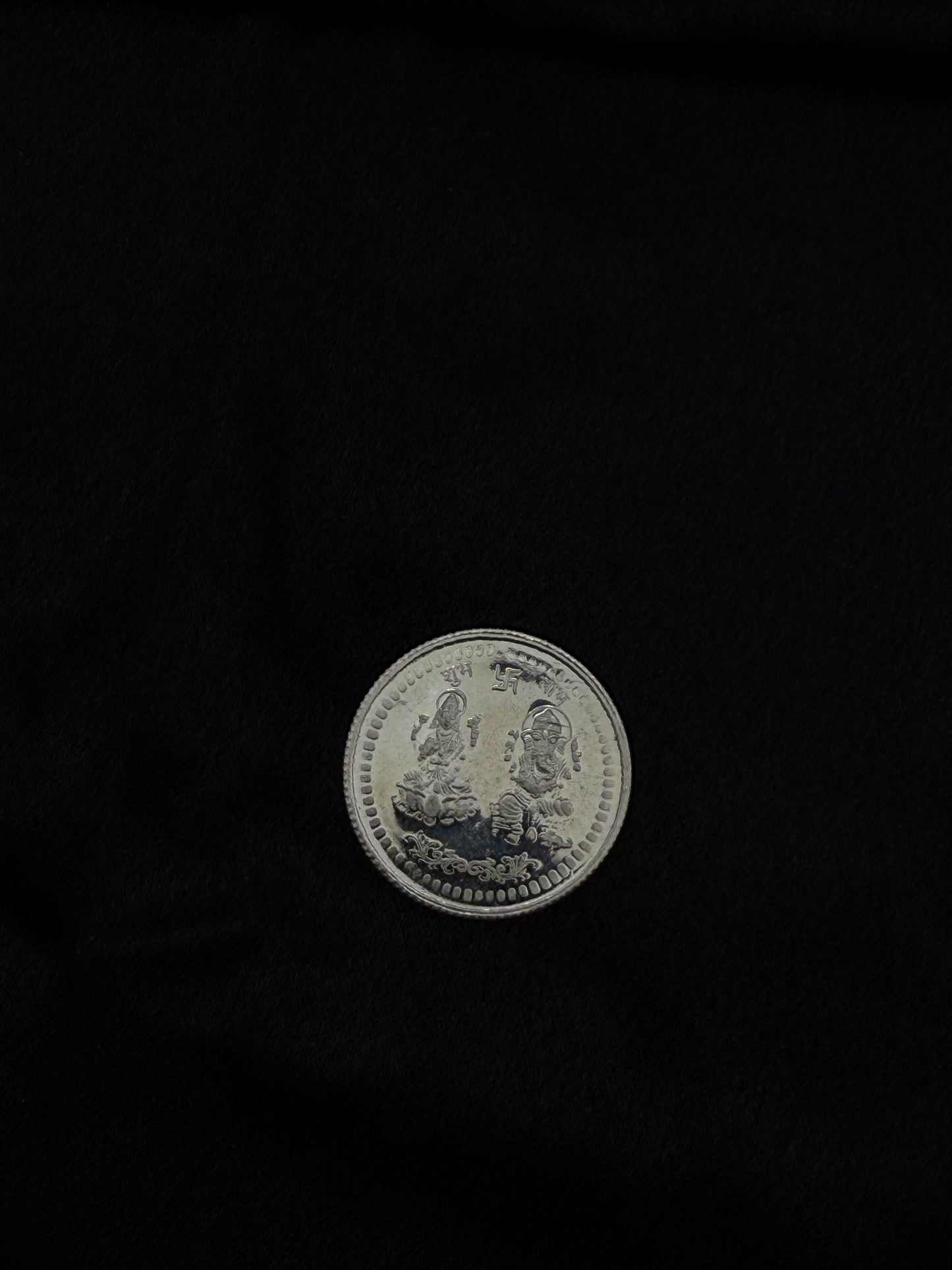 LAXMI GANESH SILVER COIN SC008