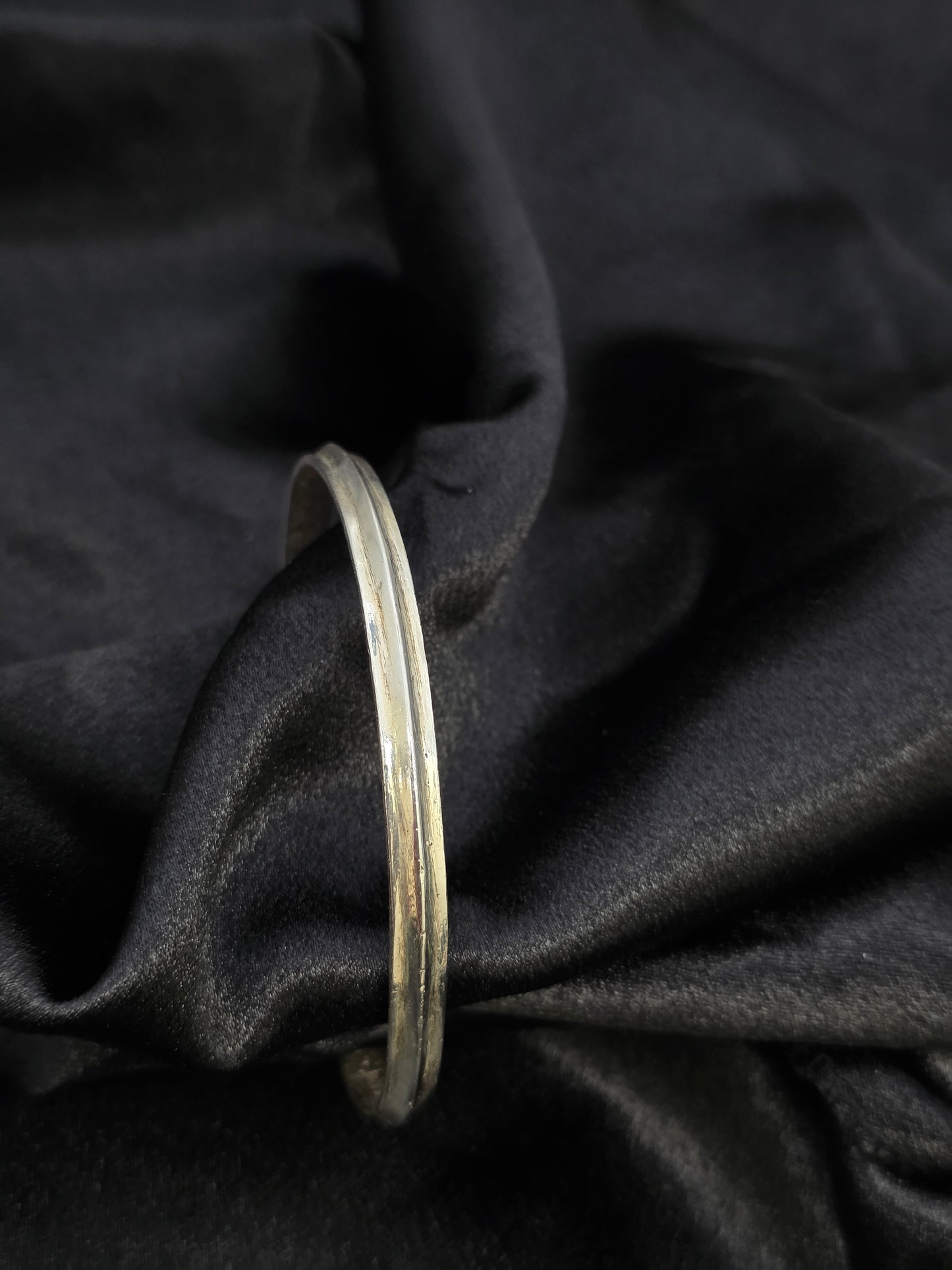 PURE SILVER PLAIN KADDE 2.7 INCH PK040