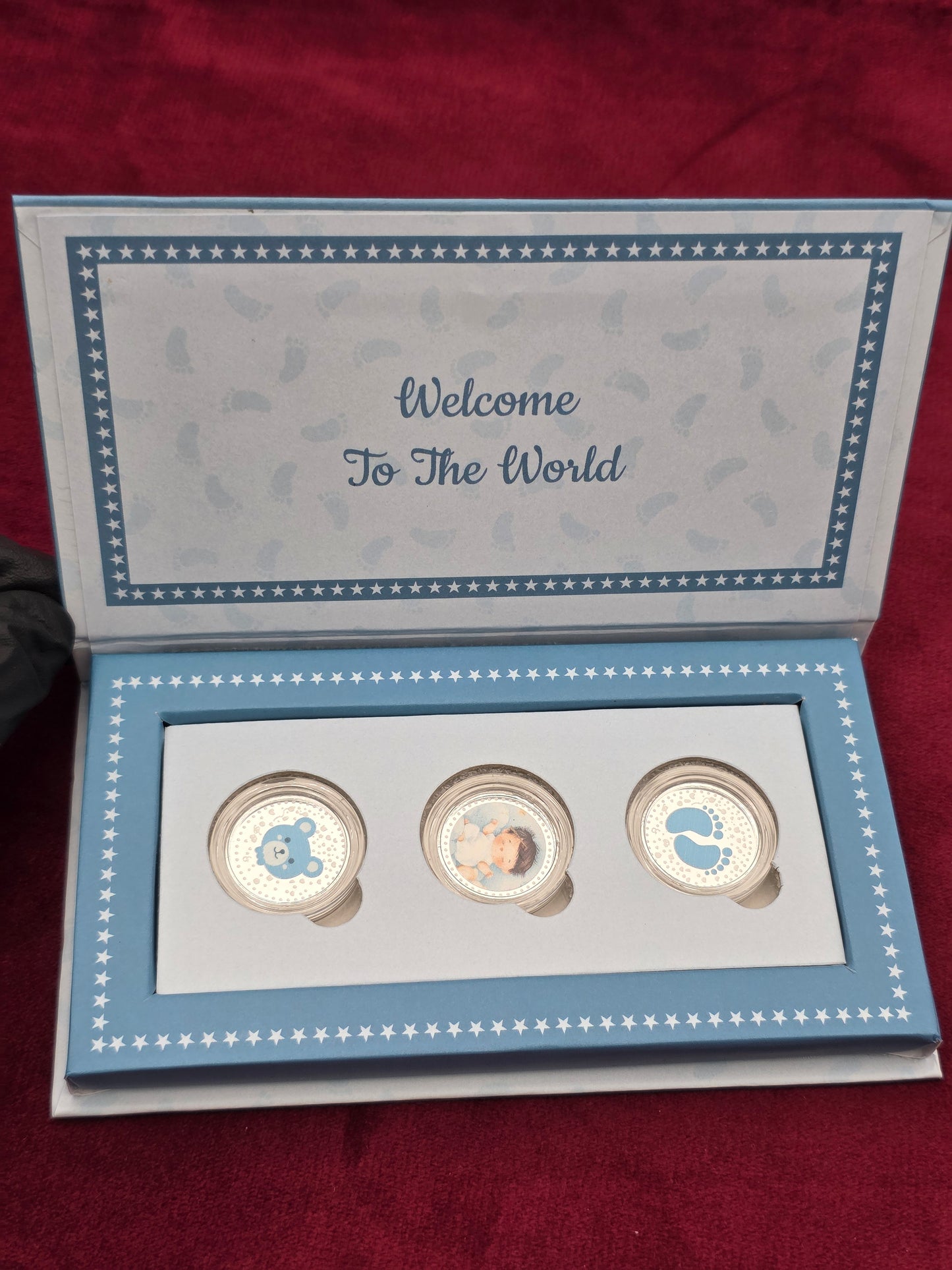 IT’S A BOY BABY SHOWER PURE SILVER COIN