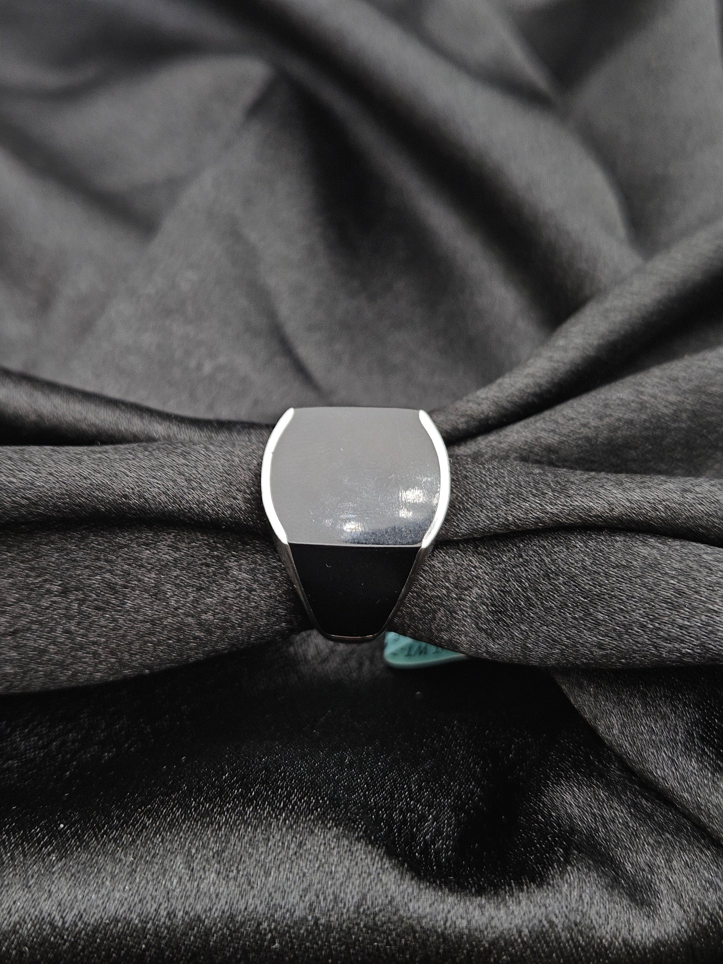 BOYS SILVER RING SIZE 10 BR034