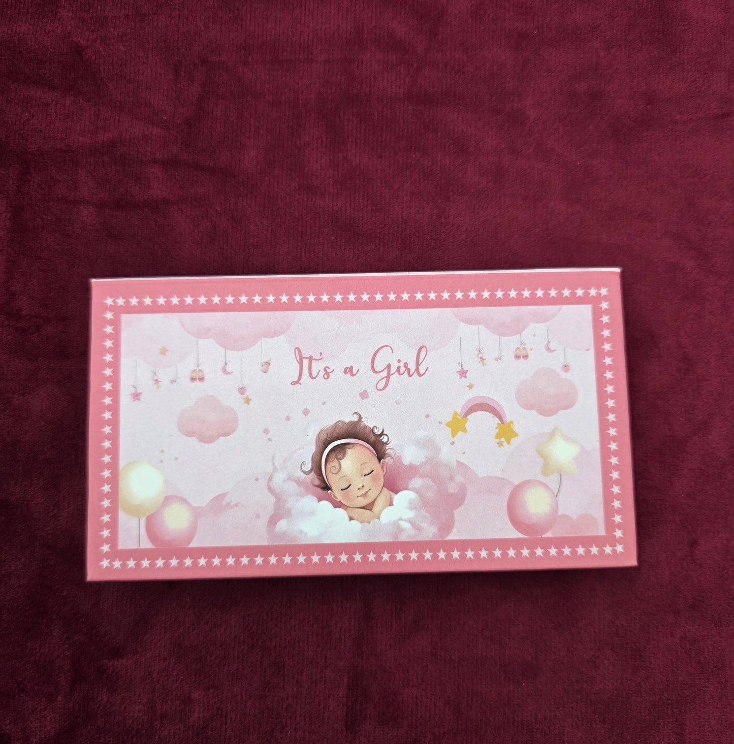 IT’S A GIRL BABY SHOWER PURE SILVER COIN