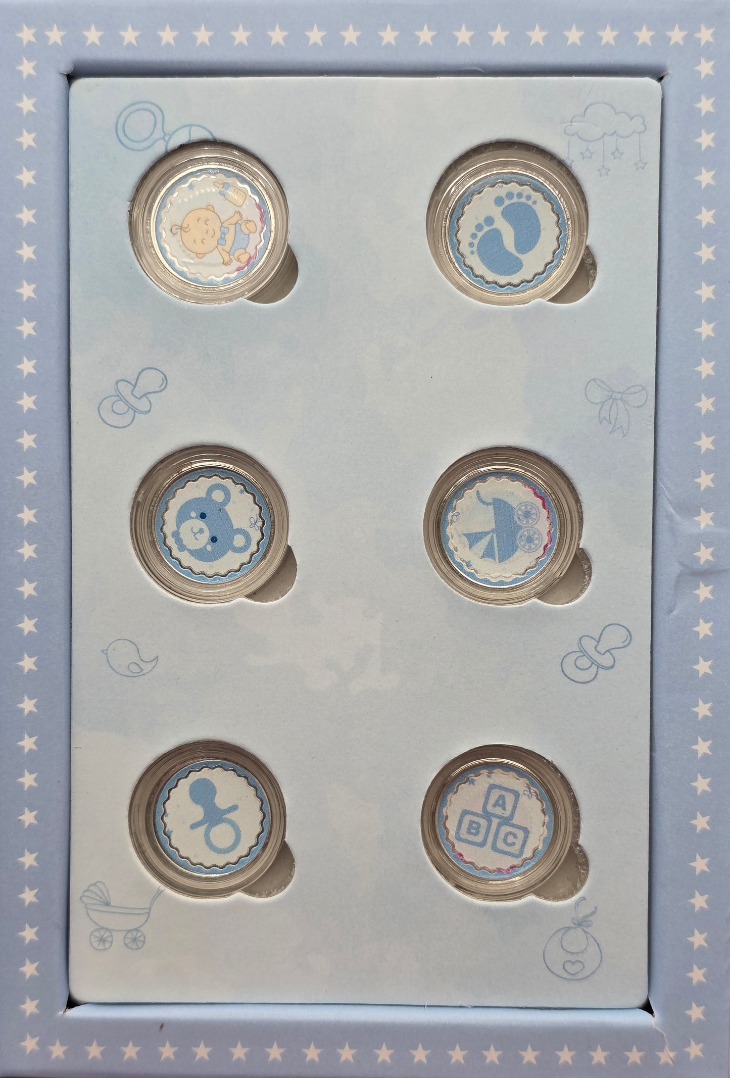 IT’S A BOY BABY SHOWER PURE SILVER COIN