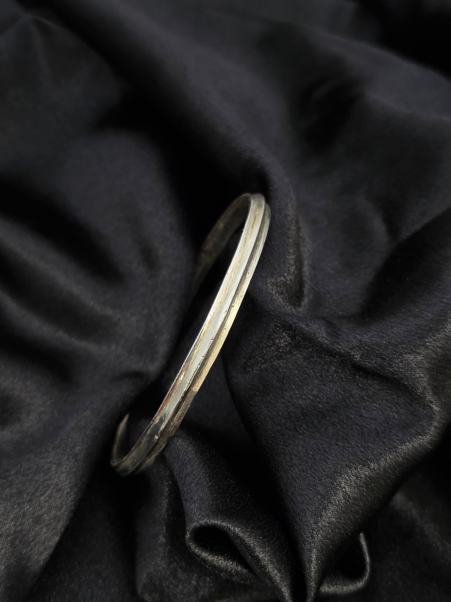 PURE SILVER PLAIN KADDE 2.7 INCH PK040