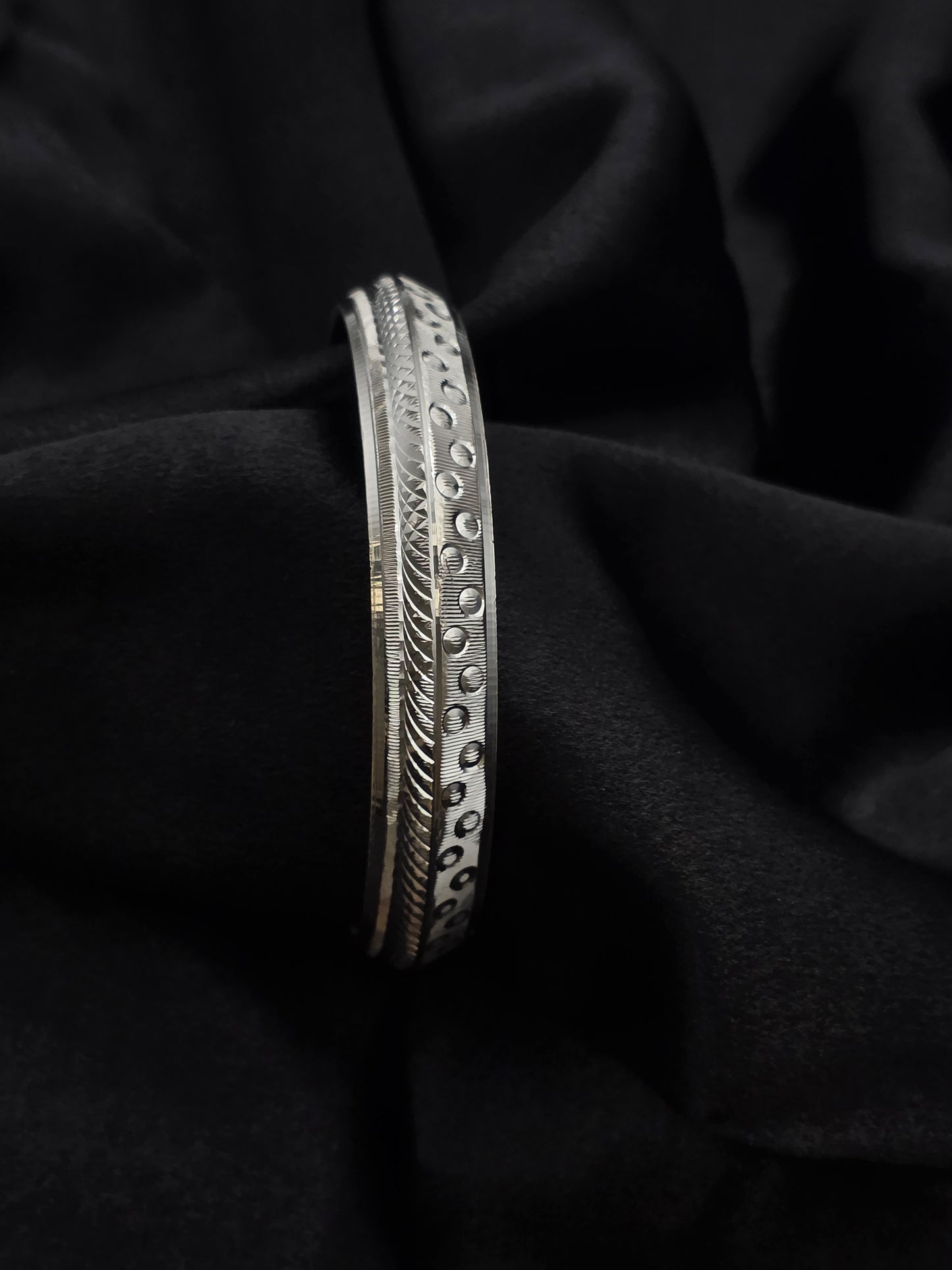MENS SILVER KADDA SIZE 2.7 MK090