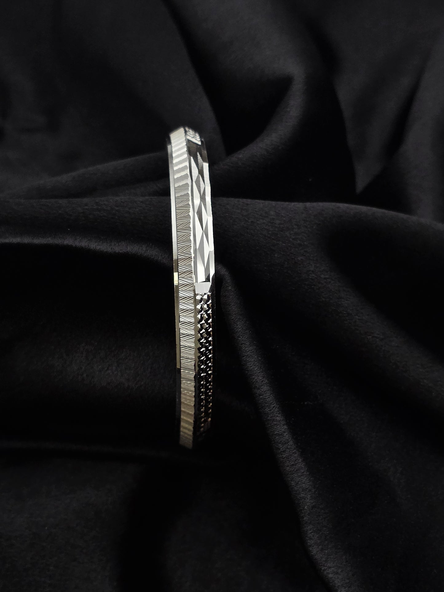 MENS SILVER KADDA SIZE 2.7 MK094