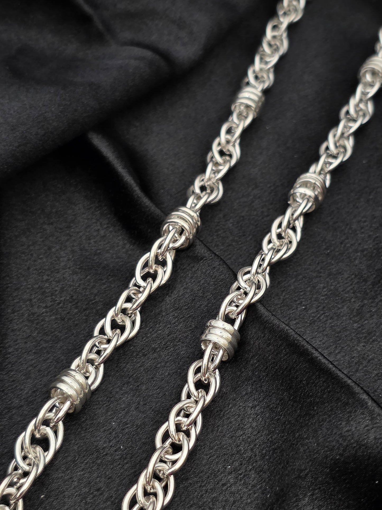 BOYS SILVER CHAIN 20INCH BC004